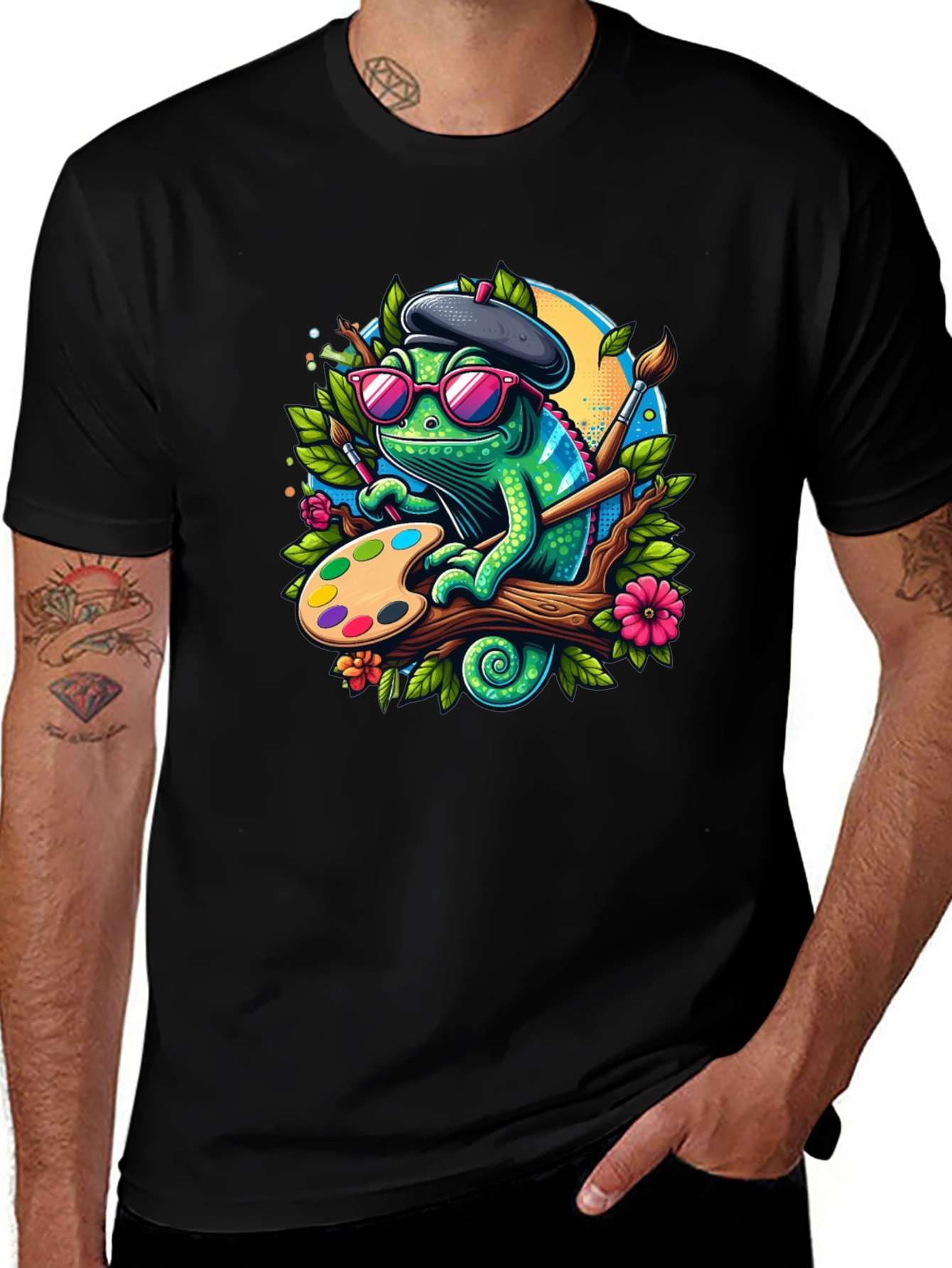 Variant 13 of Chameleon Artist Graphic T-Shirt