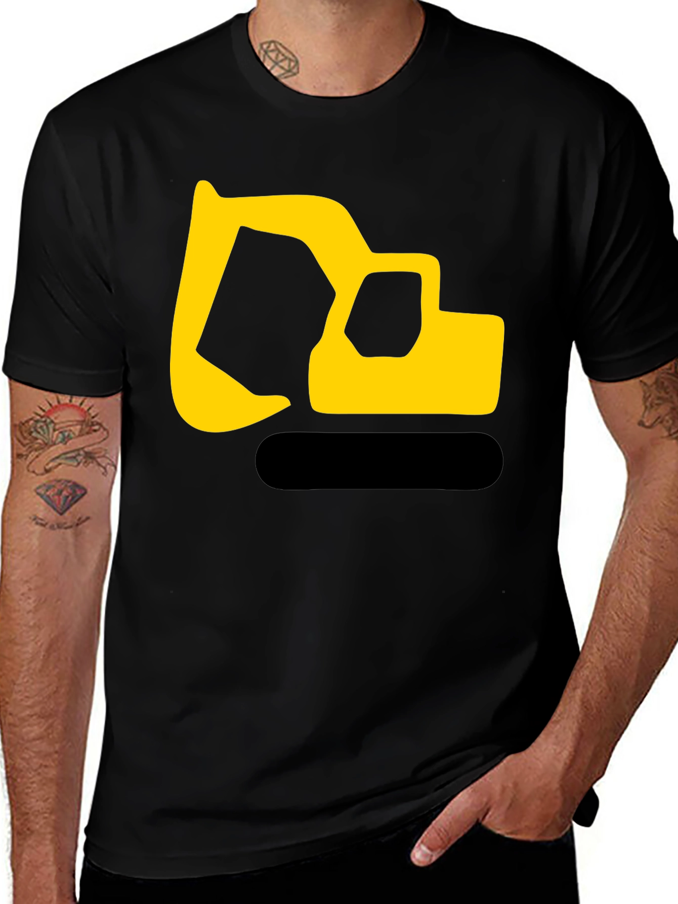 Excavator Graphic Tee - Construction Worker Gift