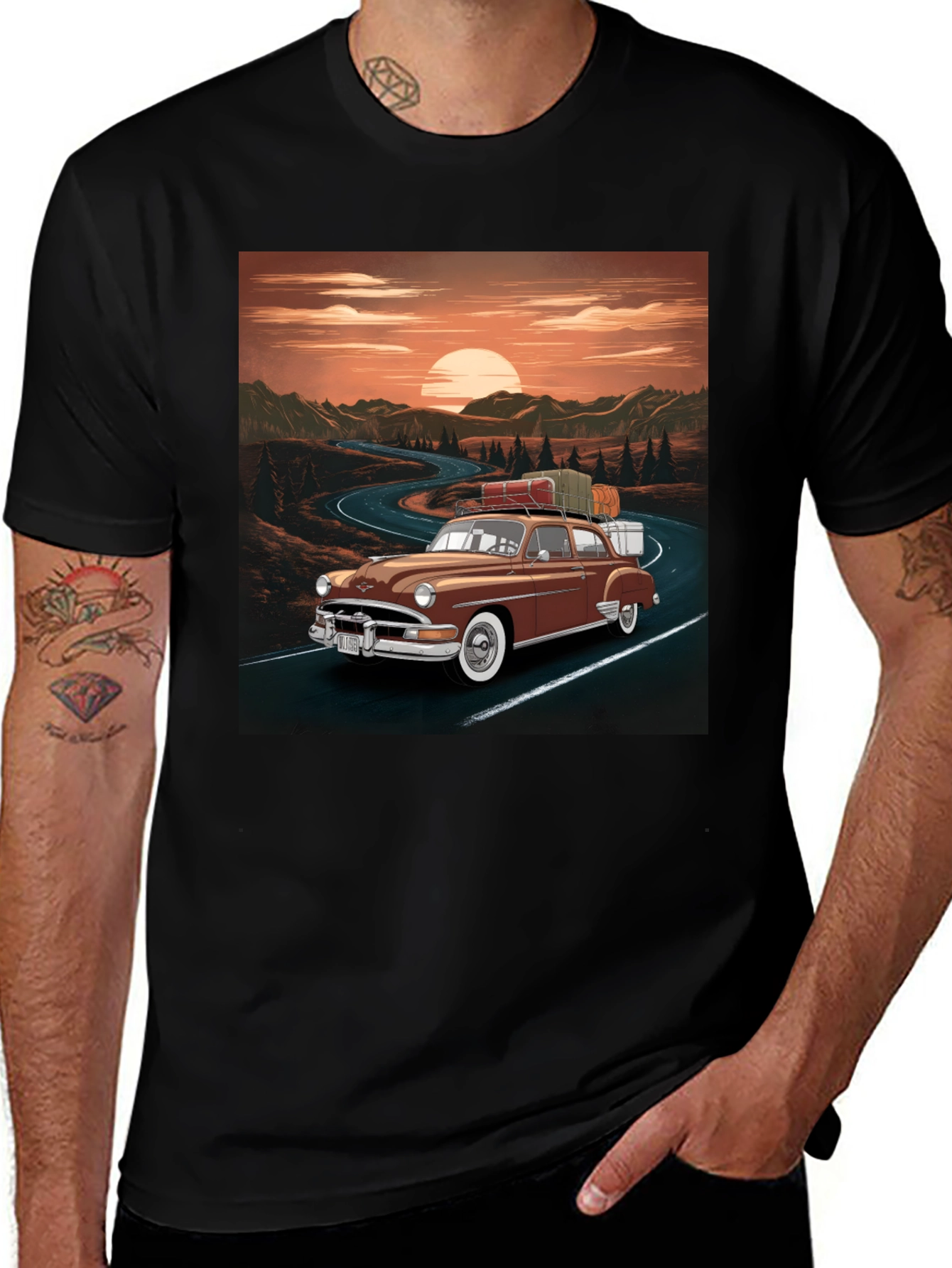 Variant 10 of Vintage Road Trip Graphic Tee