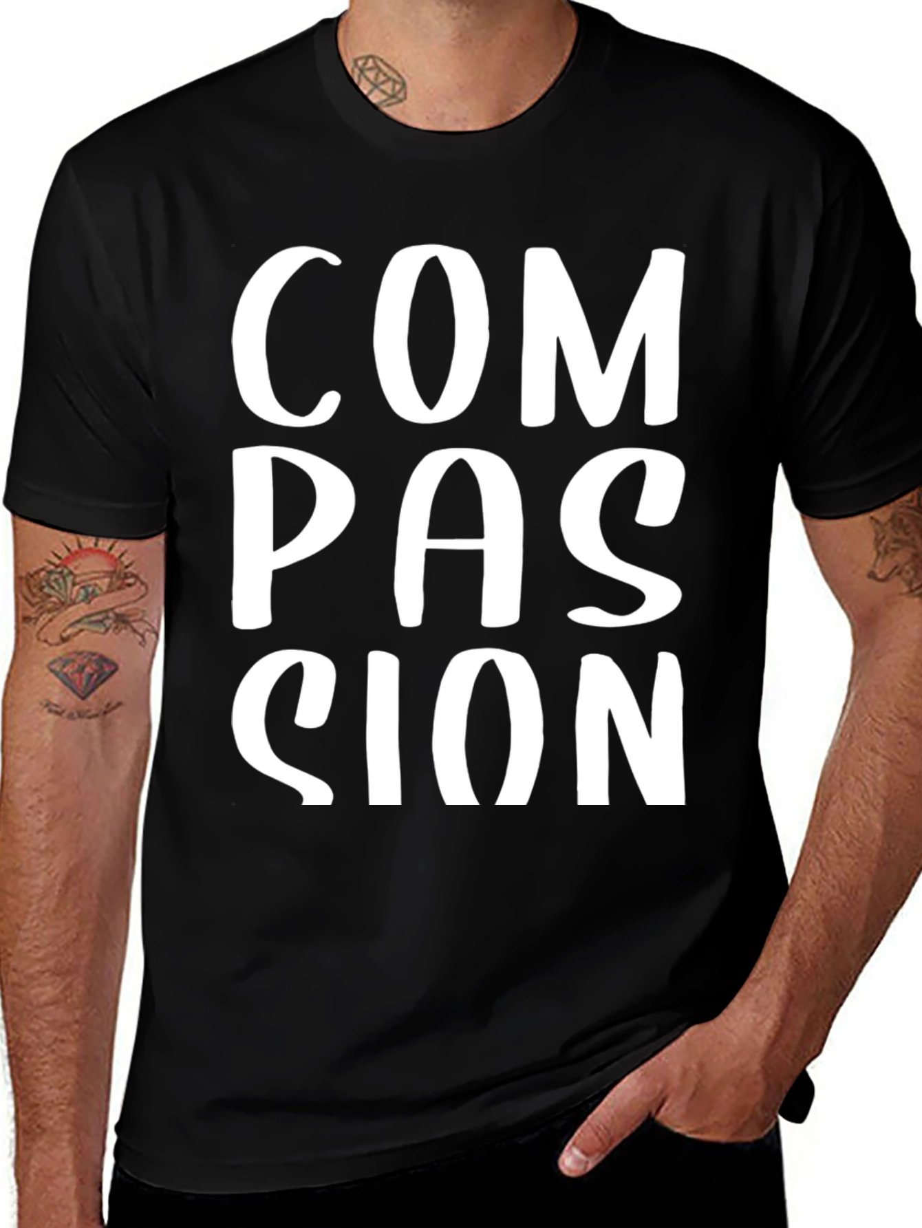 Variant 20 of Compassion Graphic Tee - Bold Statement Shirt