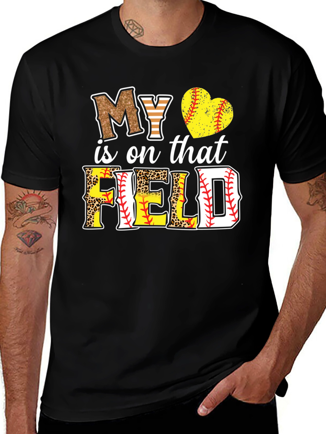 Variant 22 of My Heart Is On That Field T-Shirt