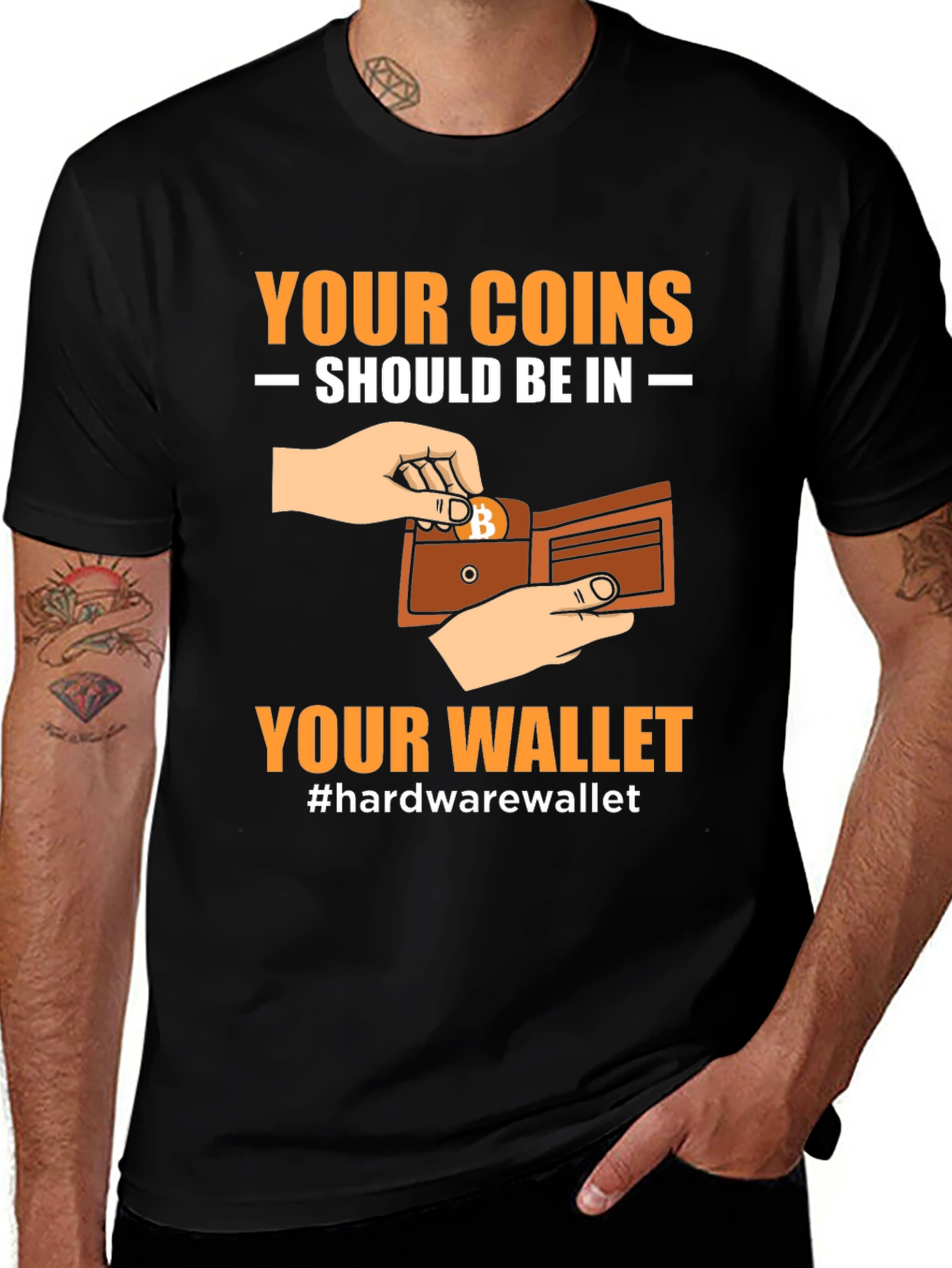 Crypto Hardware Wallet Tee - Secure Your Coins!