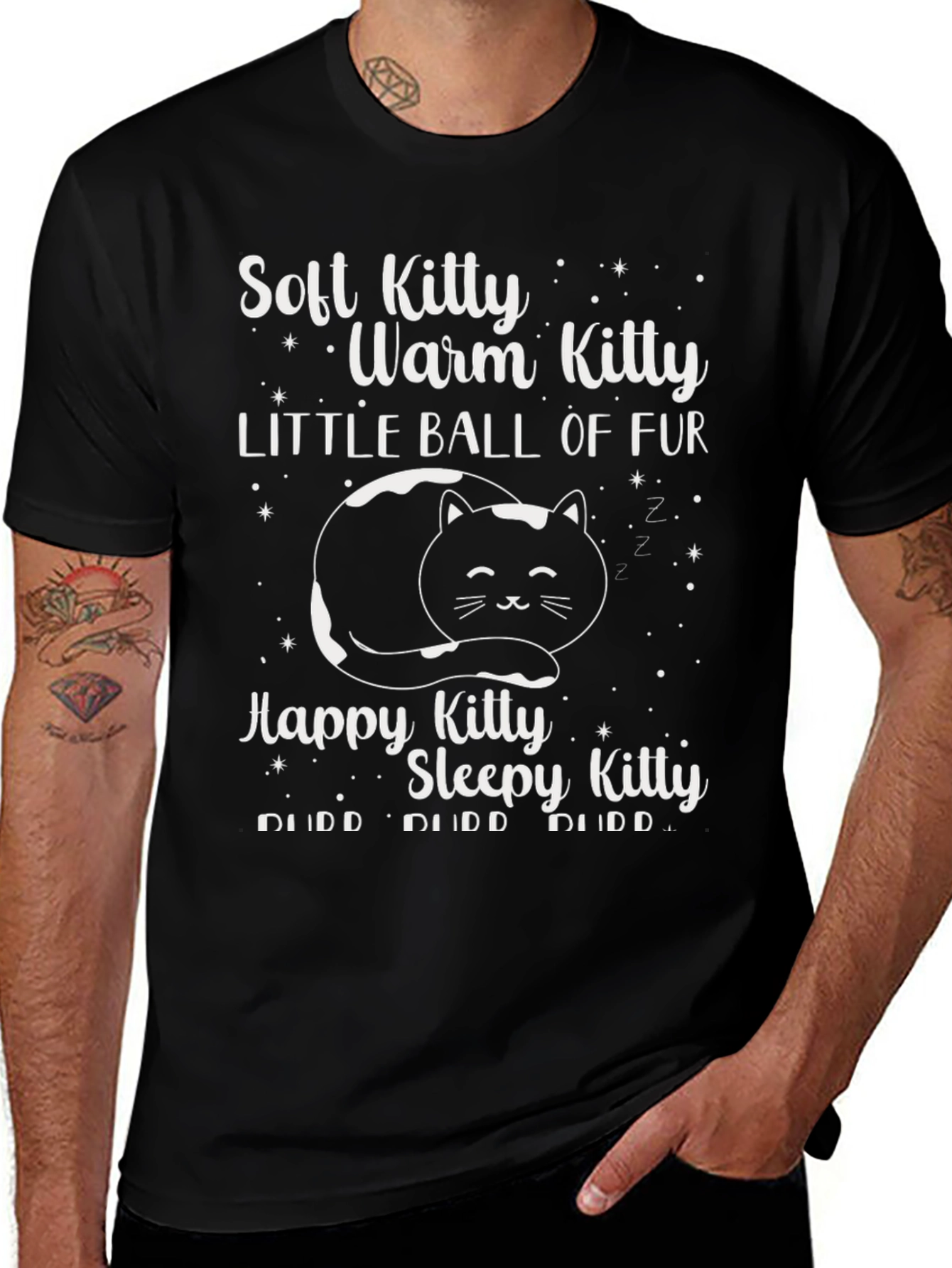 Variant 4 of Soft Kitty Warm Kitty T-Shirt Cute Cat Design
