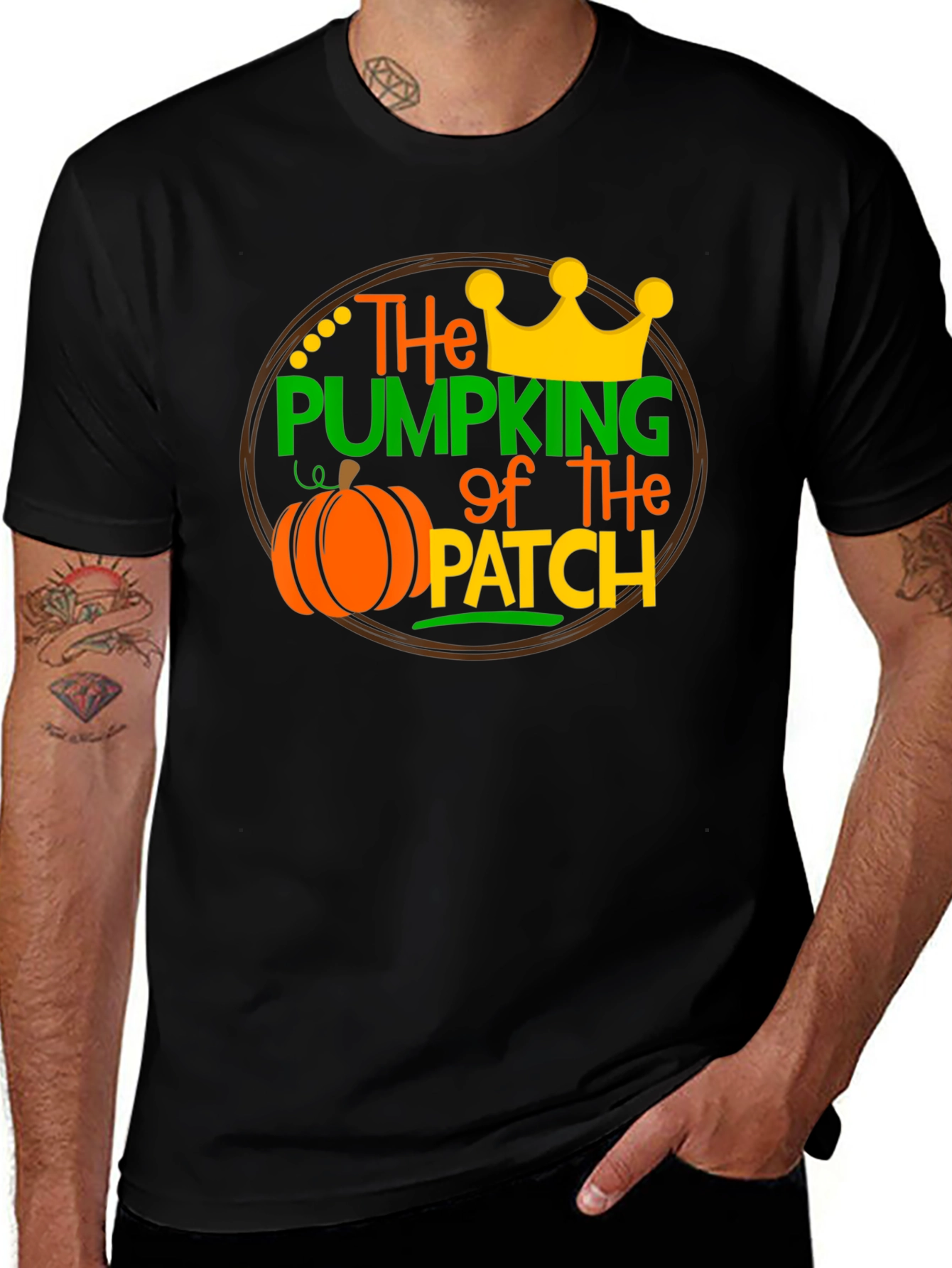 The Pumpking of the Patch T-Shirt - Halloween Season