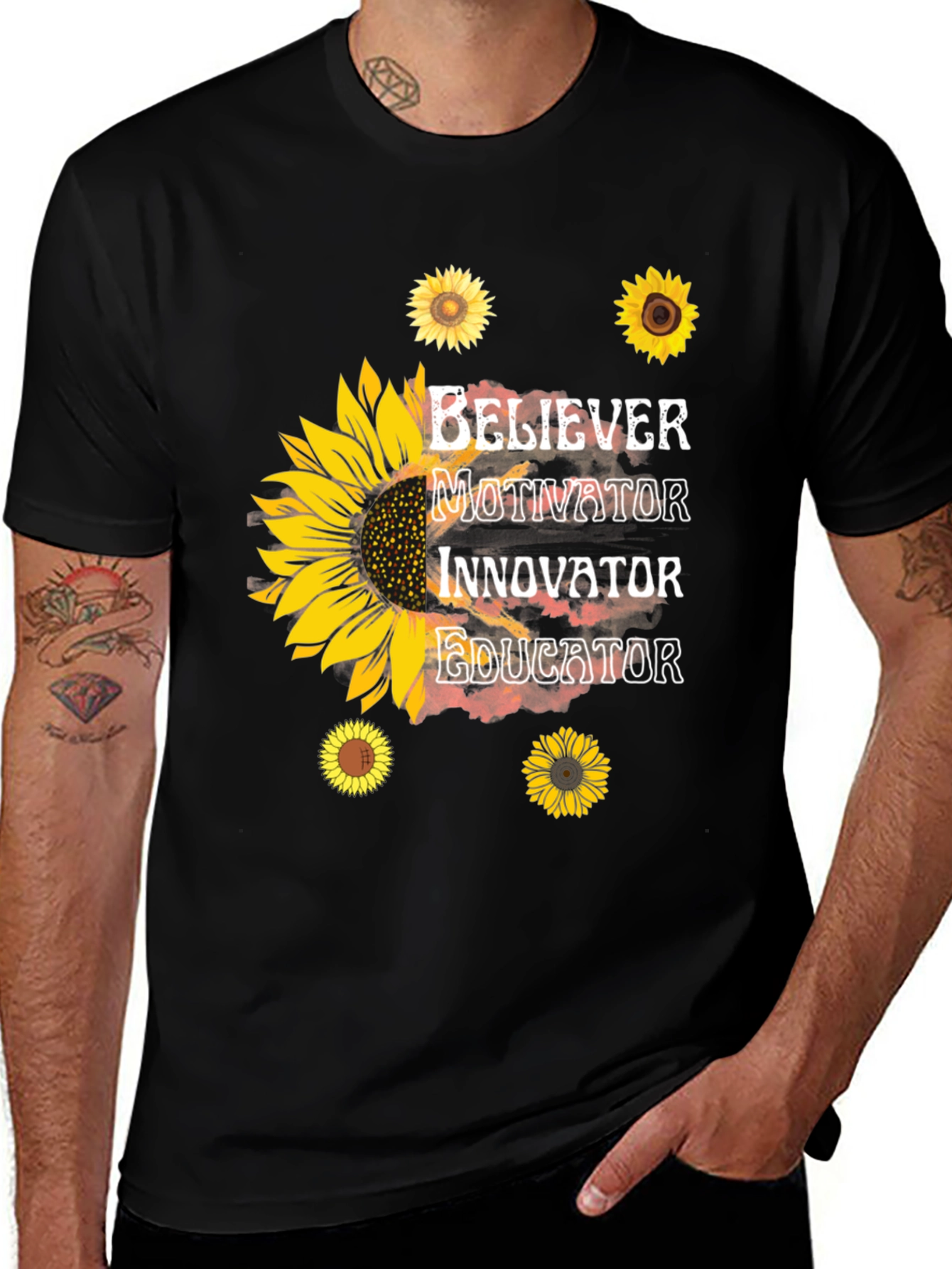 Variant 10 of Believer Sunflower Graphic Tee