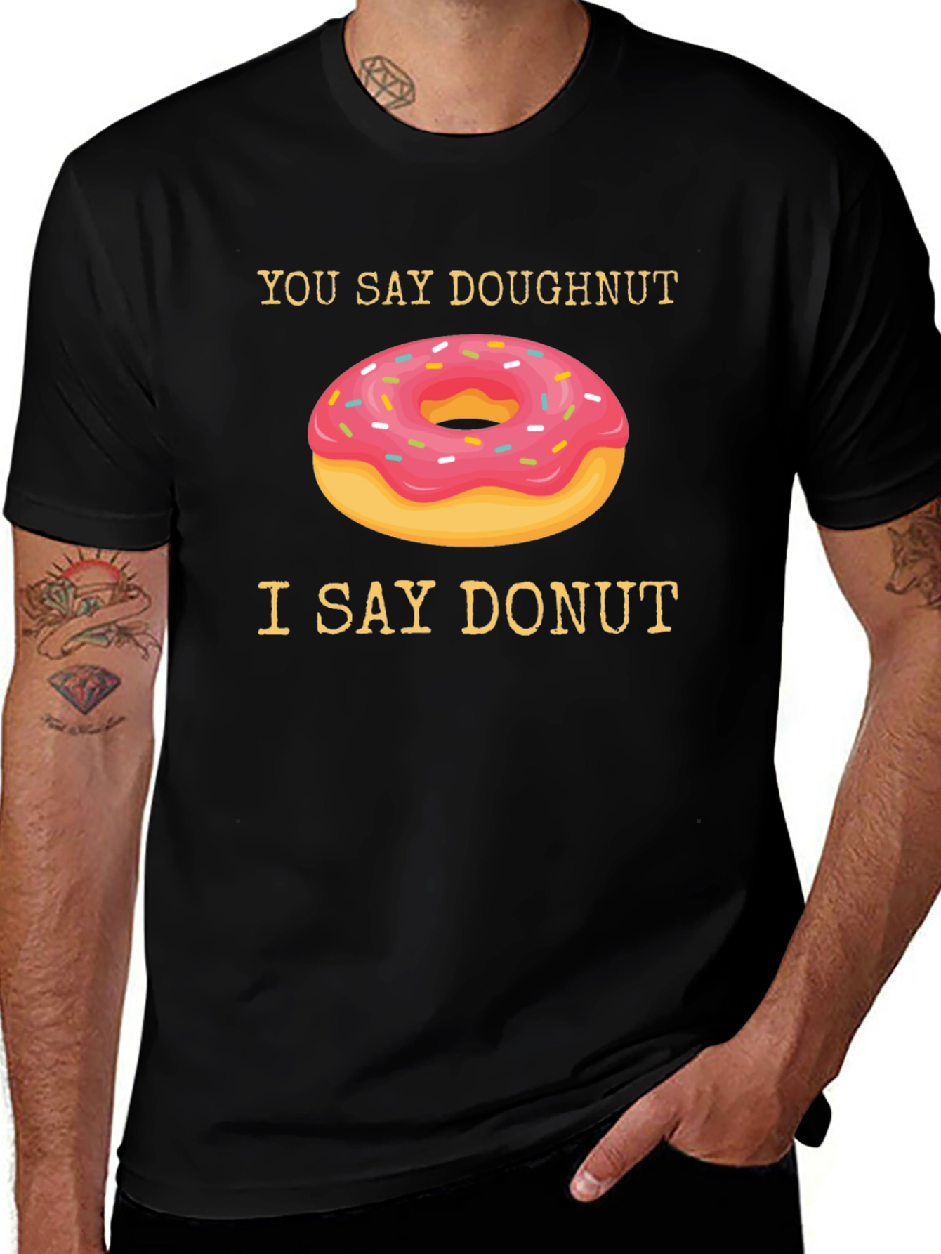 Variant 28 of You Say Doughnut I Say Donut T-Shirt
