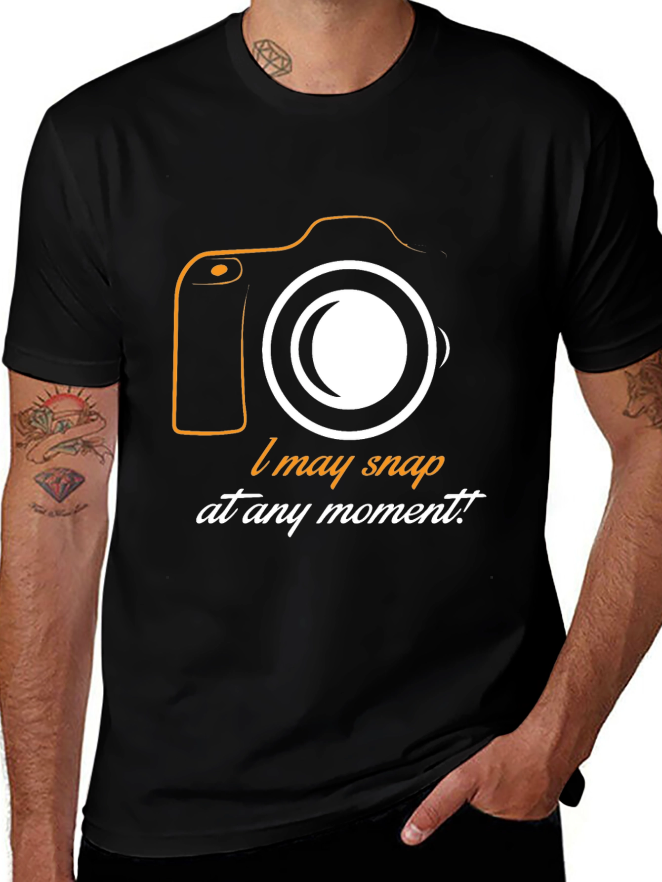 Variant 25 of I May Snap At Any Moment - Camera T-Shirt