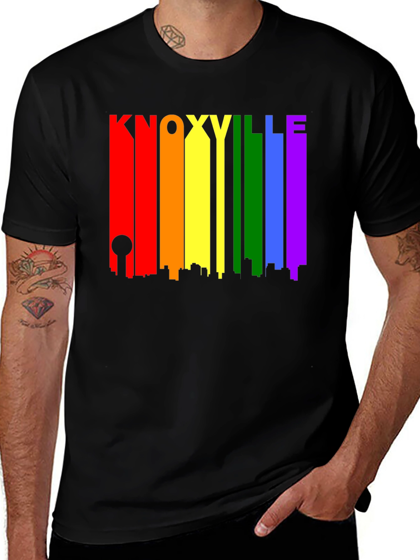 Knoxville Pride Skyline Graphic Tee