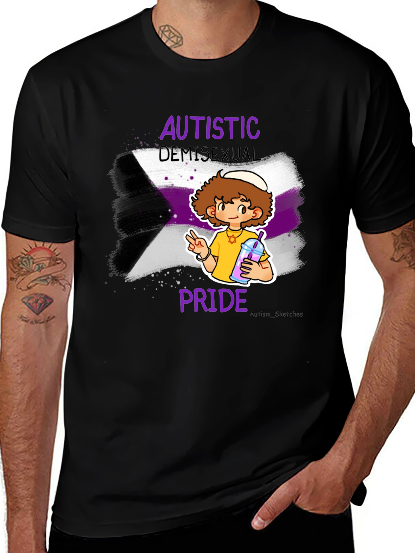 Autistic Demisexual Pride T-Shirt