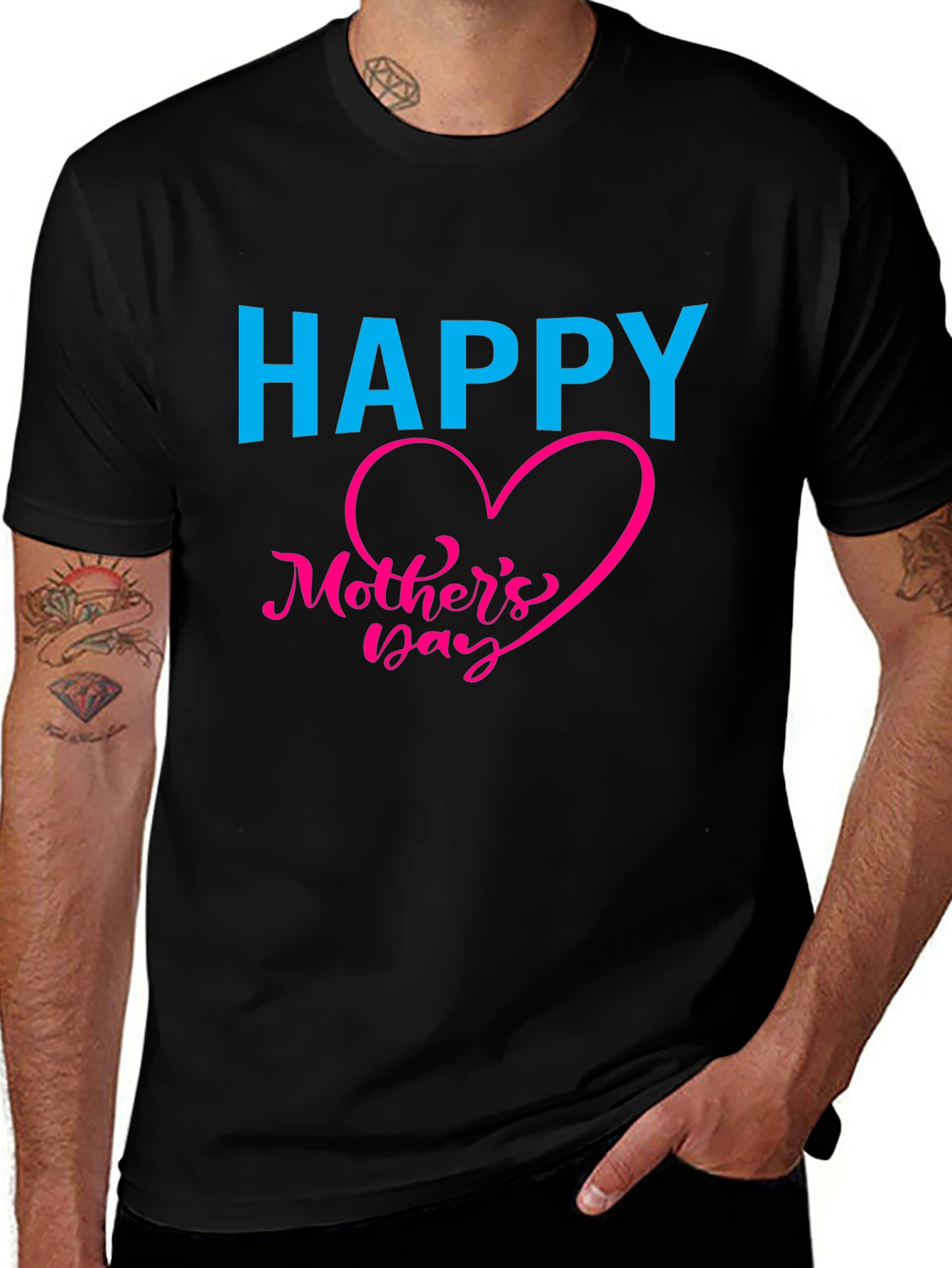 Variant 27 of Happy Mother's Day Black T-Shirt