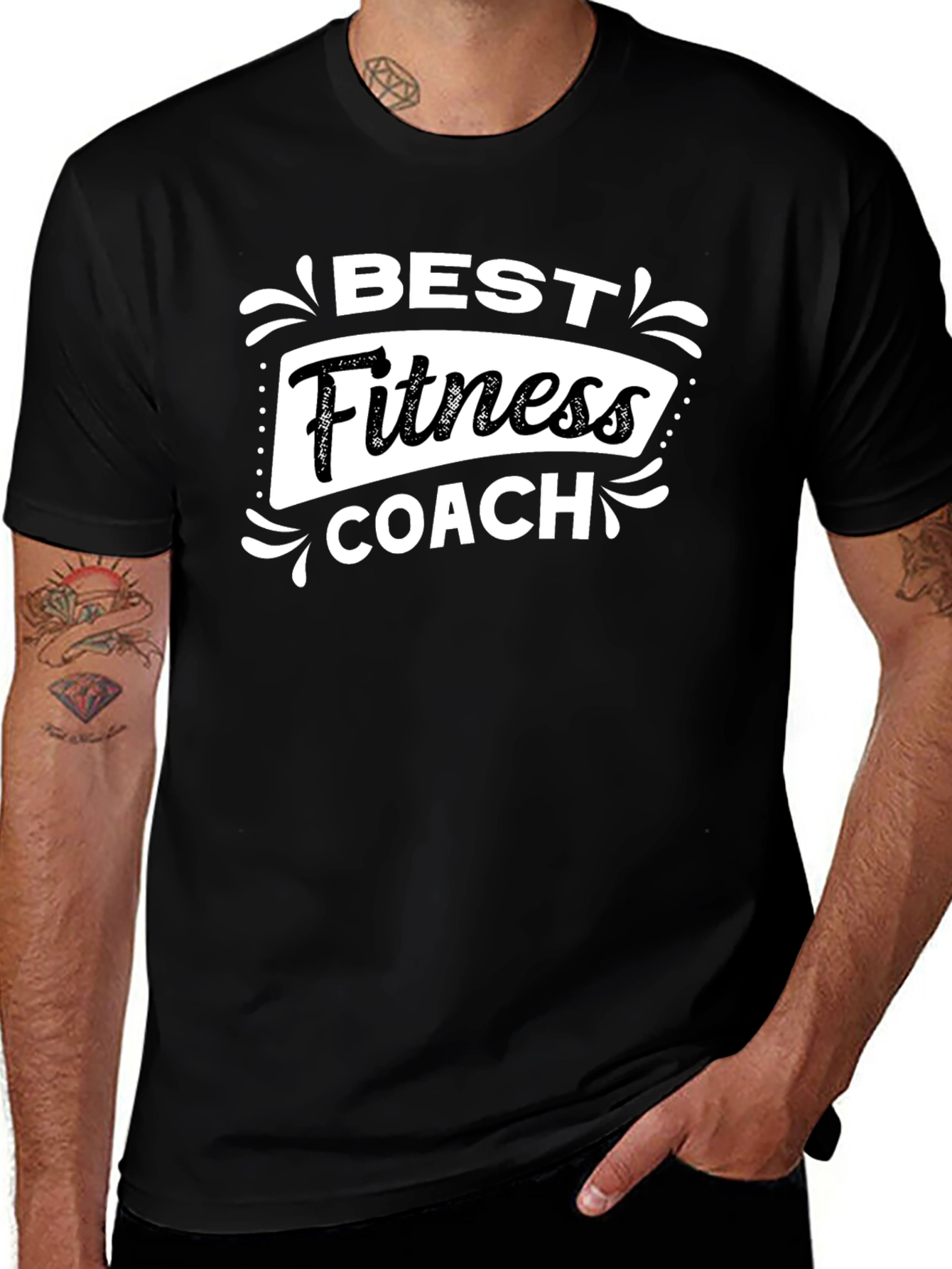 Variant 14 of Best Fitness Coach T-Shirt