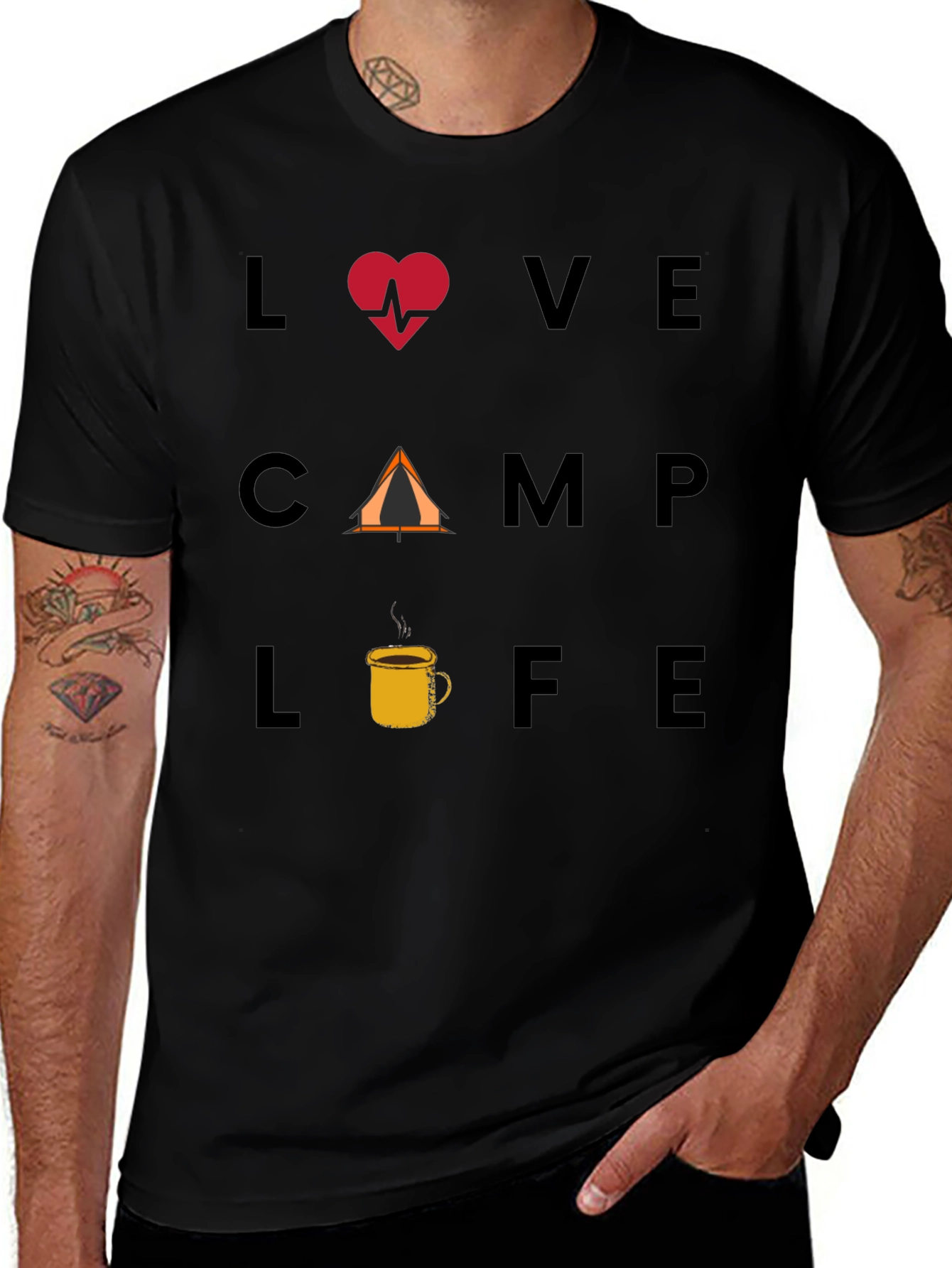 Variant 25 of Love Camp Life Graphic Tee