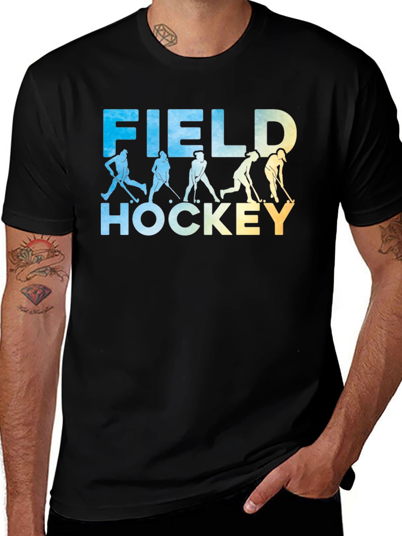 Field Hockey Graphic T-Shirt
