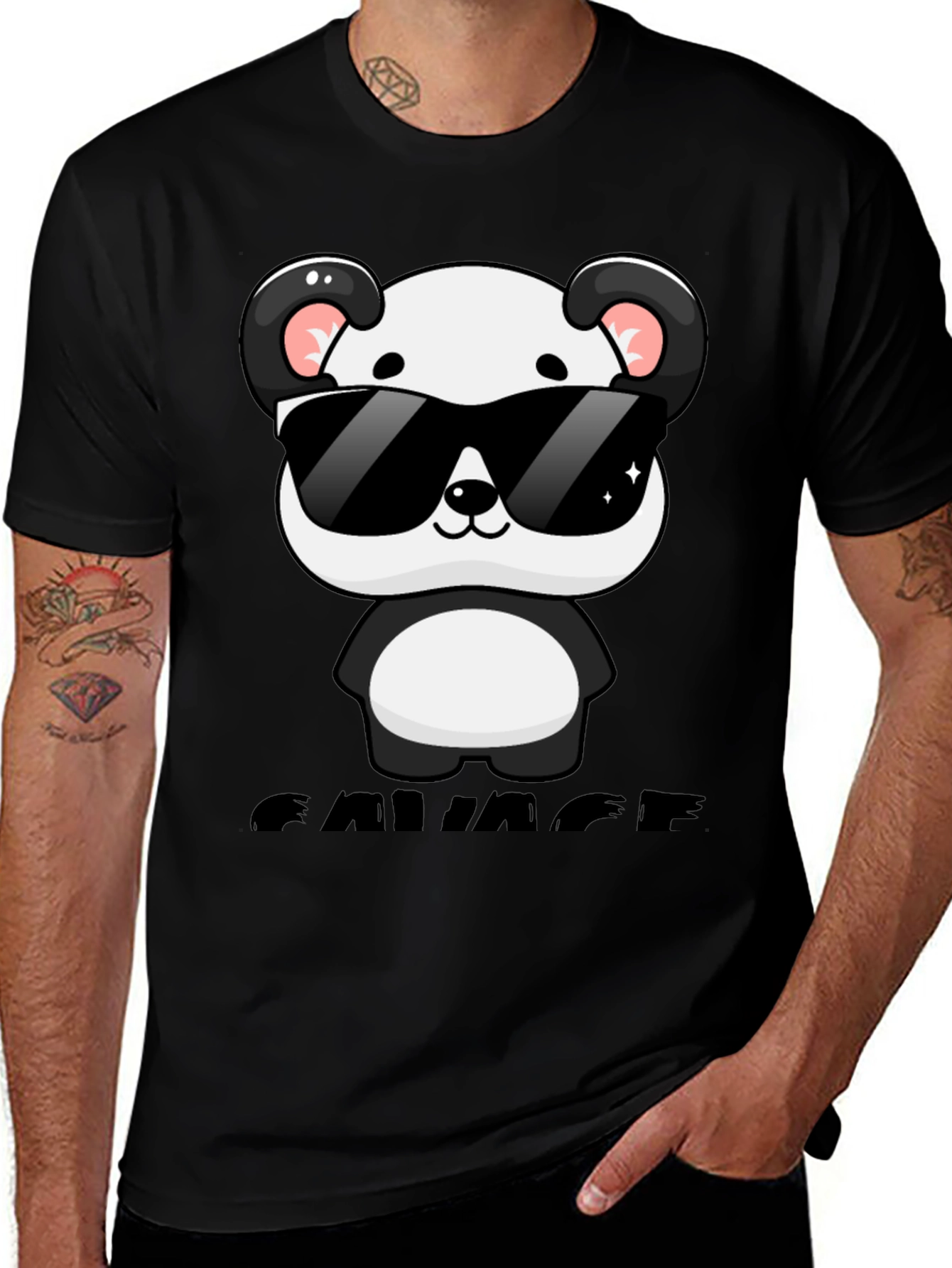 Variant 30 of Savage Panda Graphic T-Shirt - Cool Casual Wear
