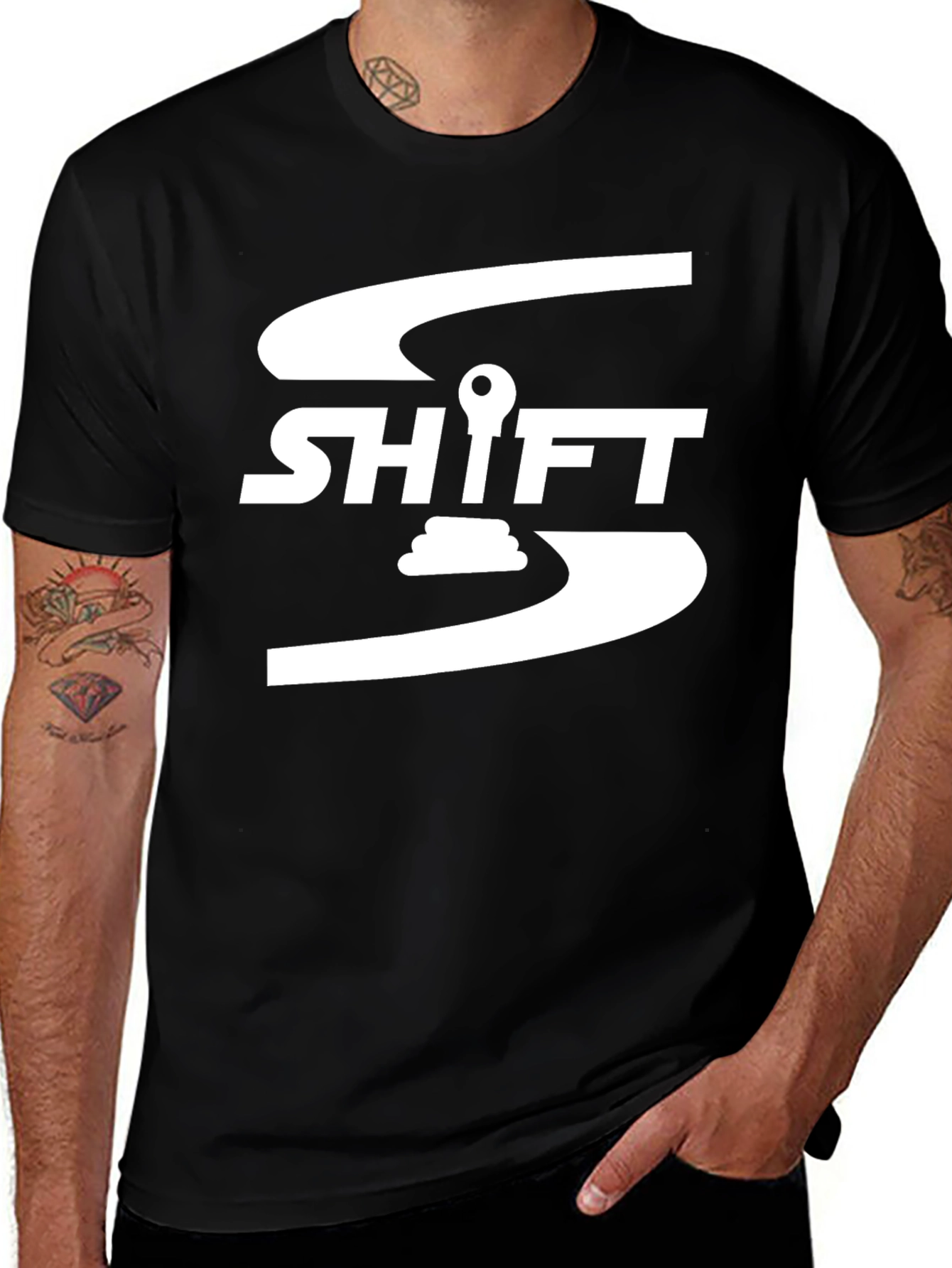 Variant 19 of Shift Car Enthusiast T-Shirt - Black