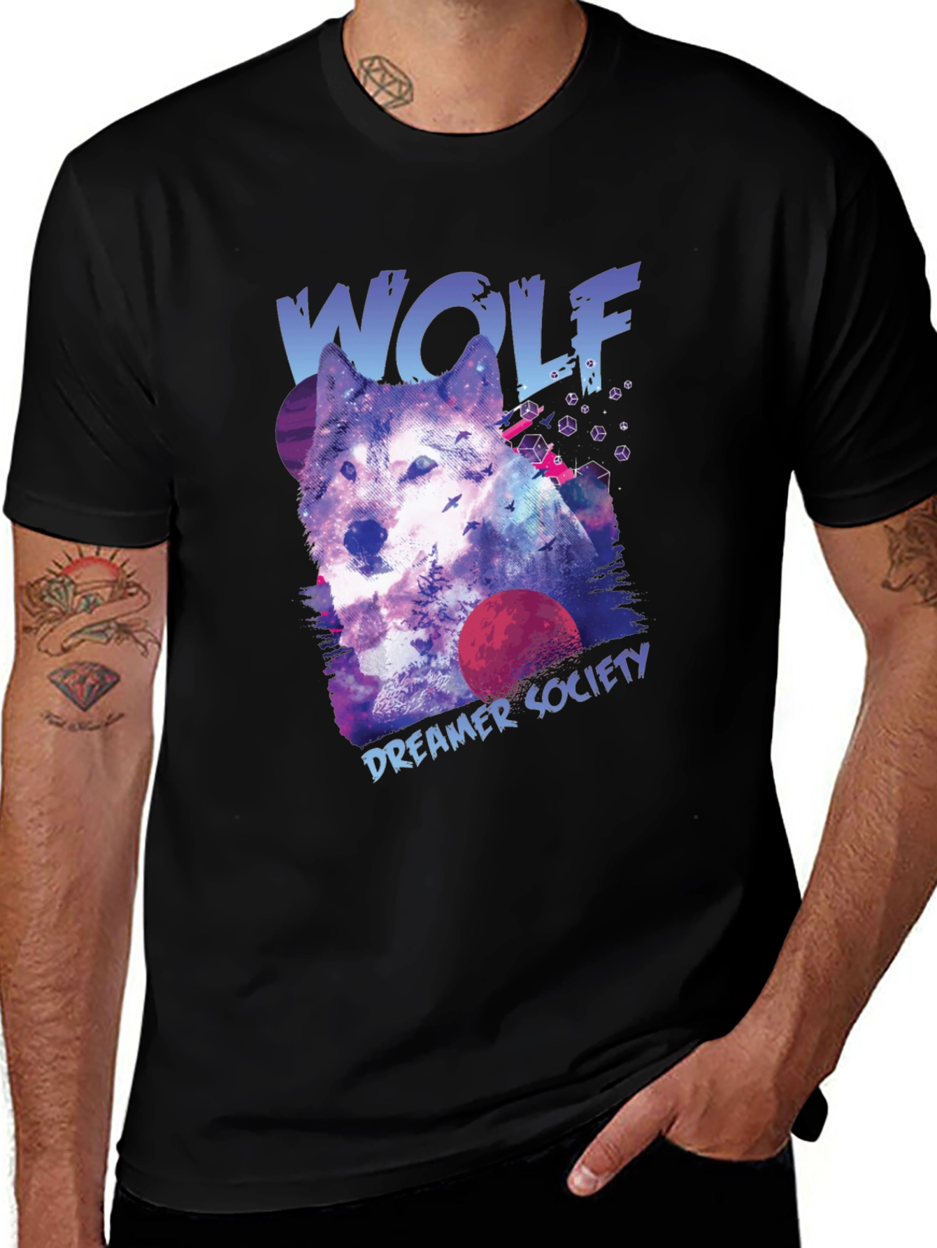 Variant 30 of Wolf Dreamer Society Graphic T-Shirt