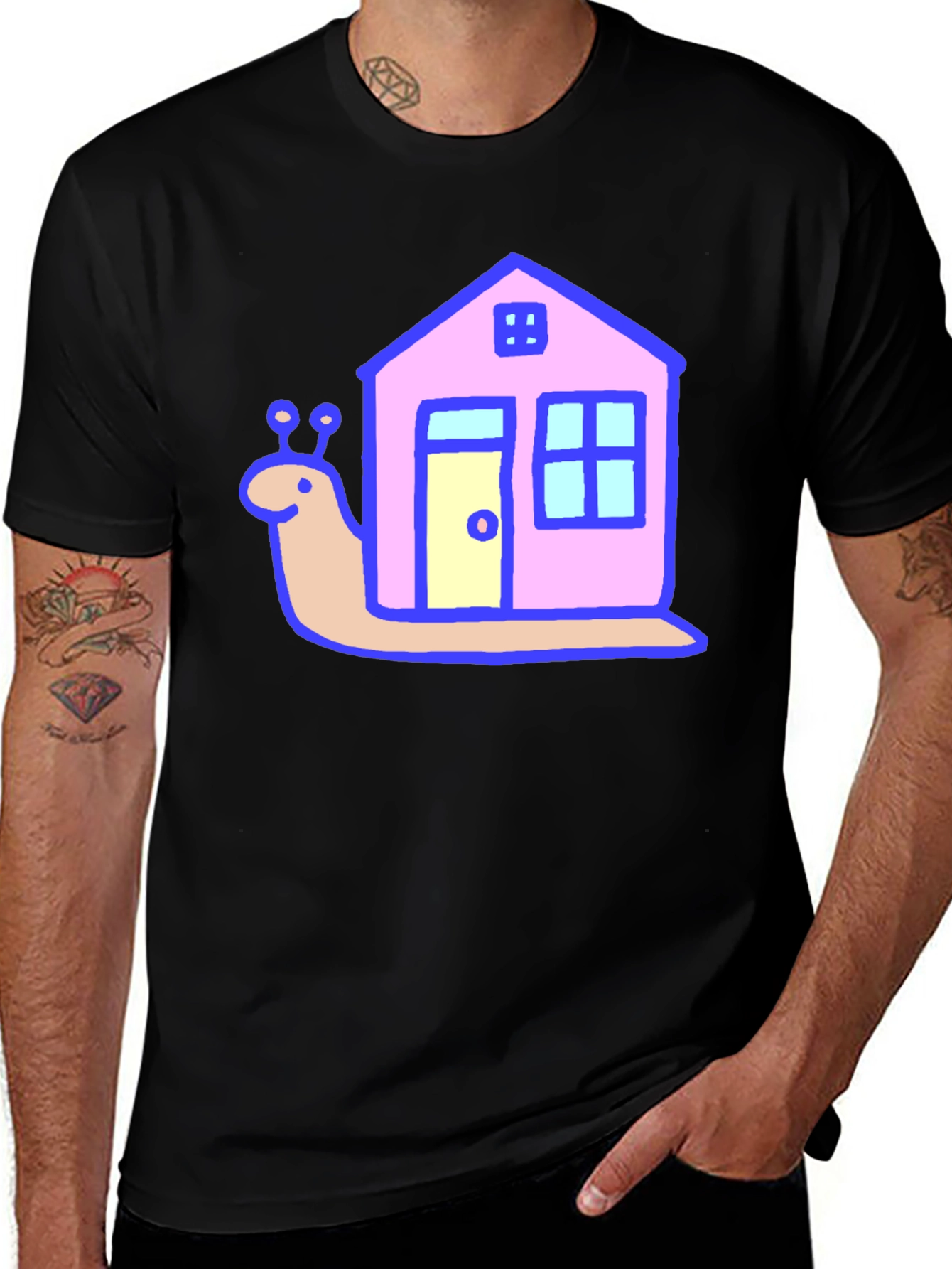 Variant 12 of Snail House Graphic Print Tee