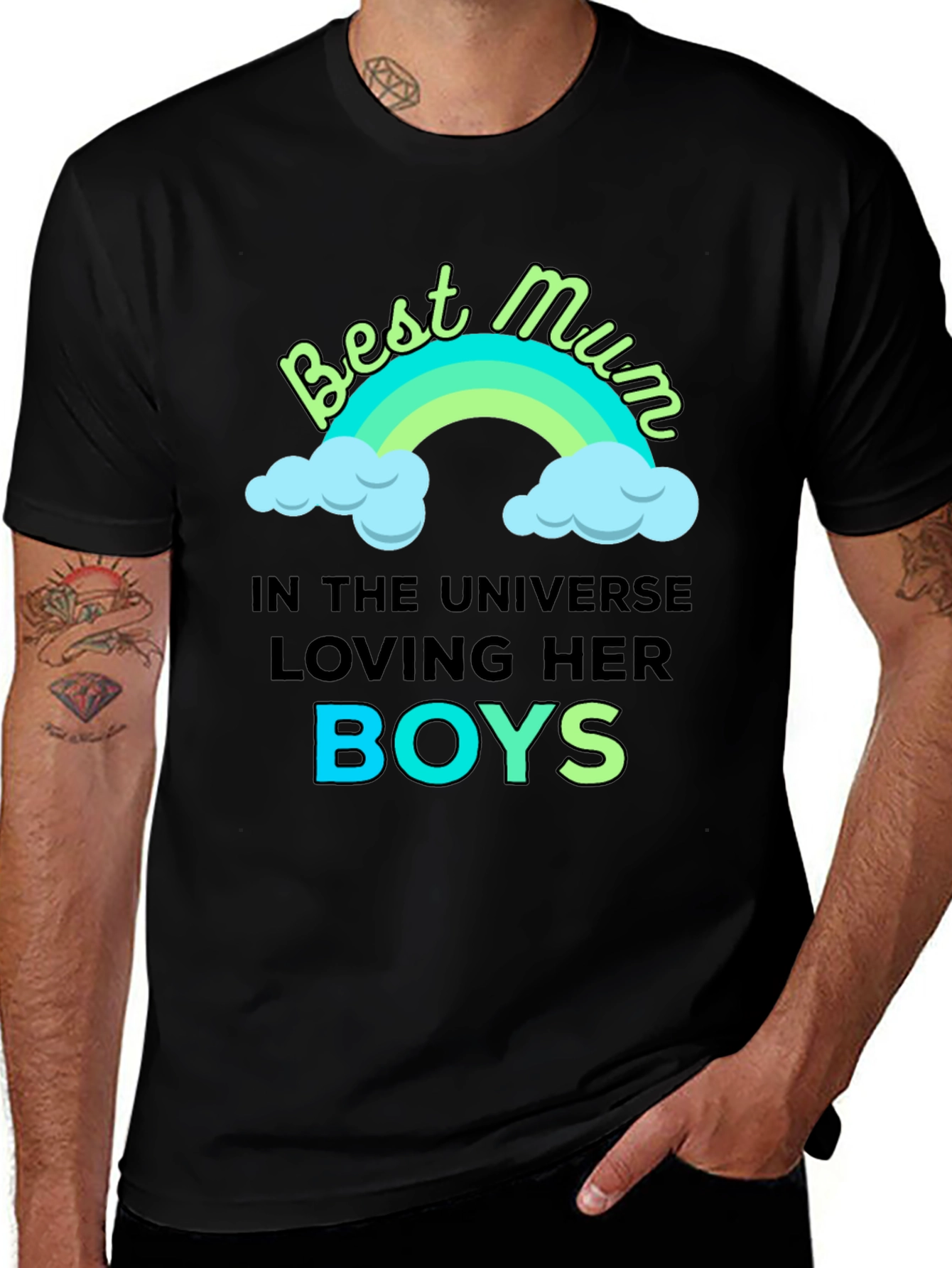 Variant 15 of Best Mum Loving Her Boys T-Shirt