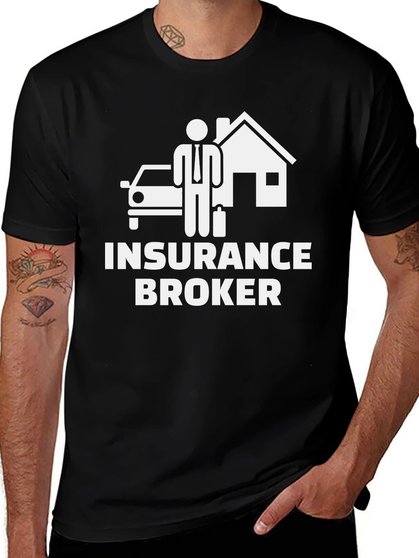 Variant 18 of Insurance Broker Graphic T-Shirt