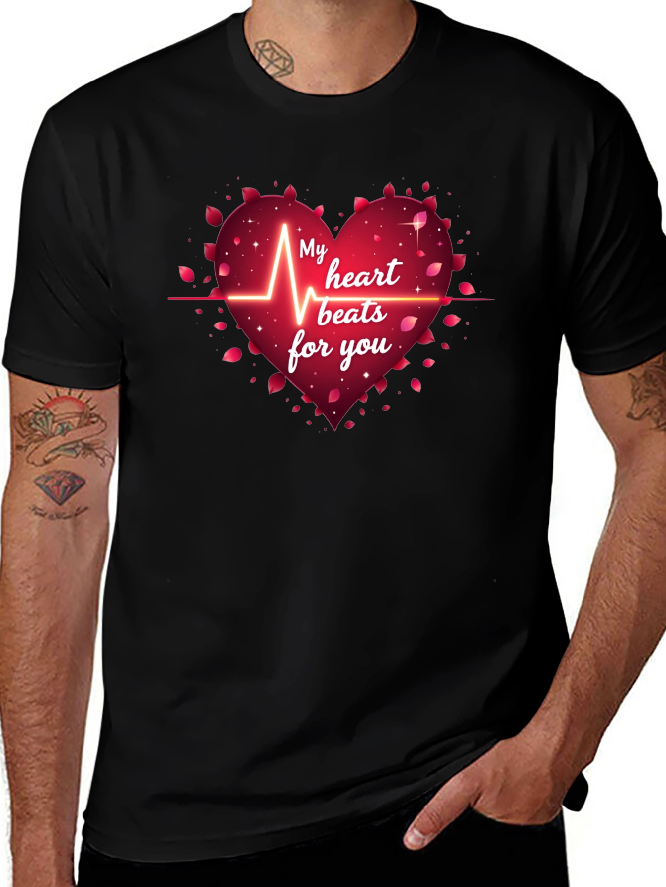 Heartbeat Valentine's Day Graphic Tee