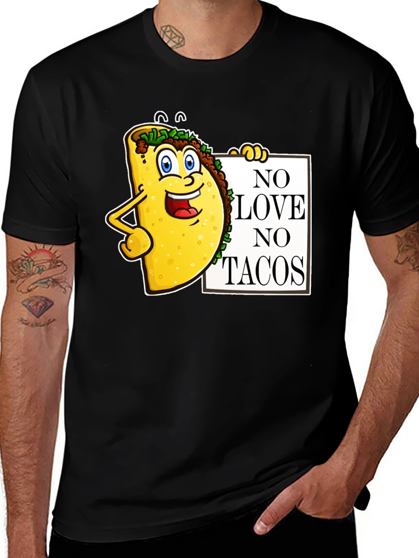 No Love No Tacos Graphic Tee