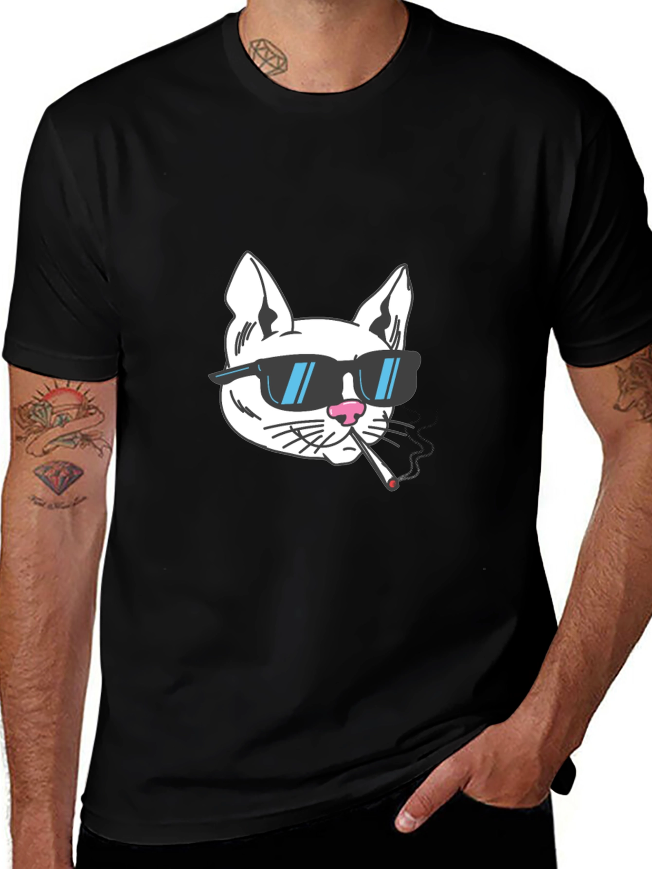 Cool Cat T-Shirt: Fun Graphic Tee
