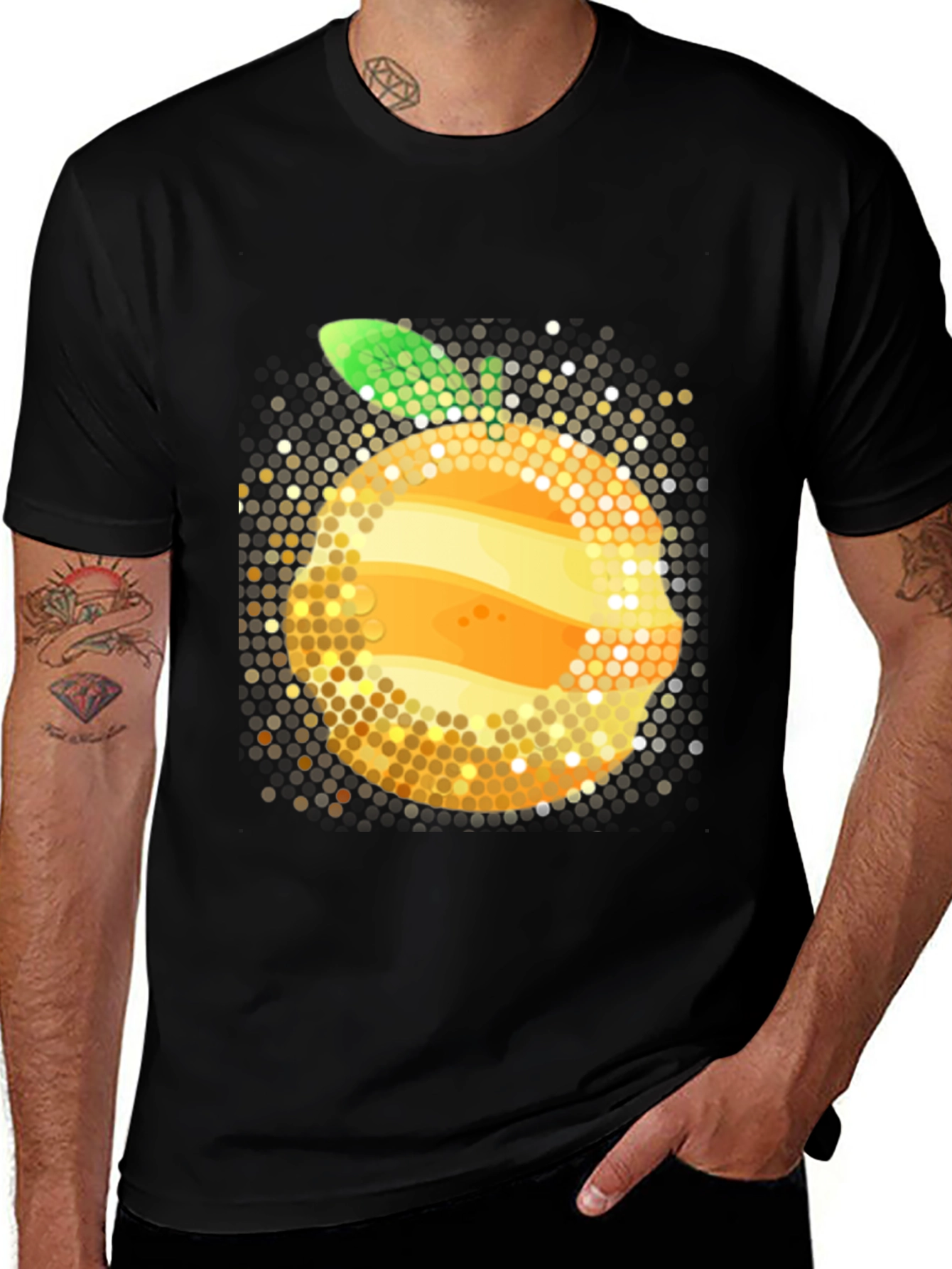 Variant 29 of Sparkling Lemon Graphic Tee - Stylish Fruit T-Shirt
