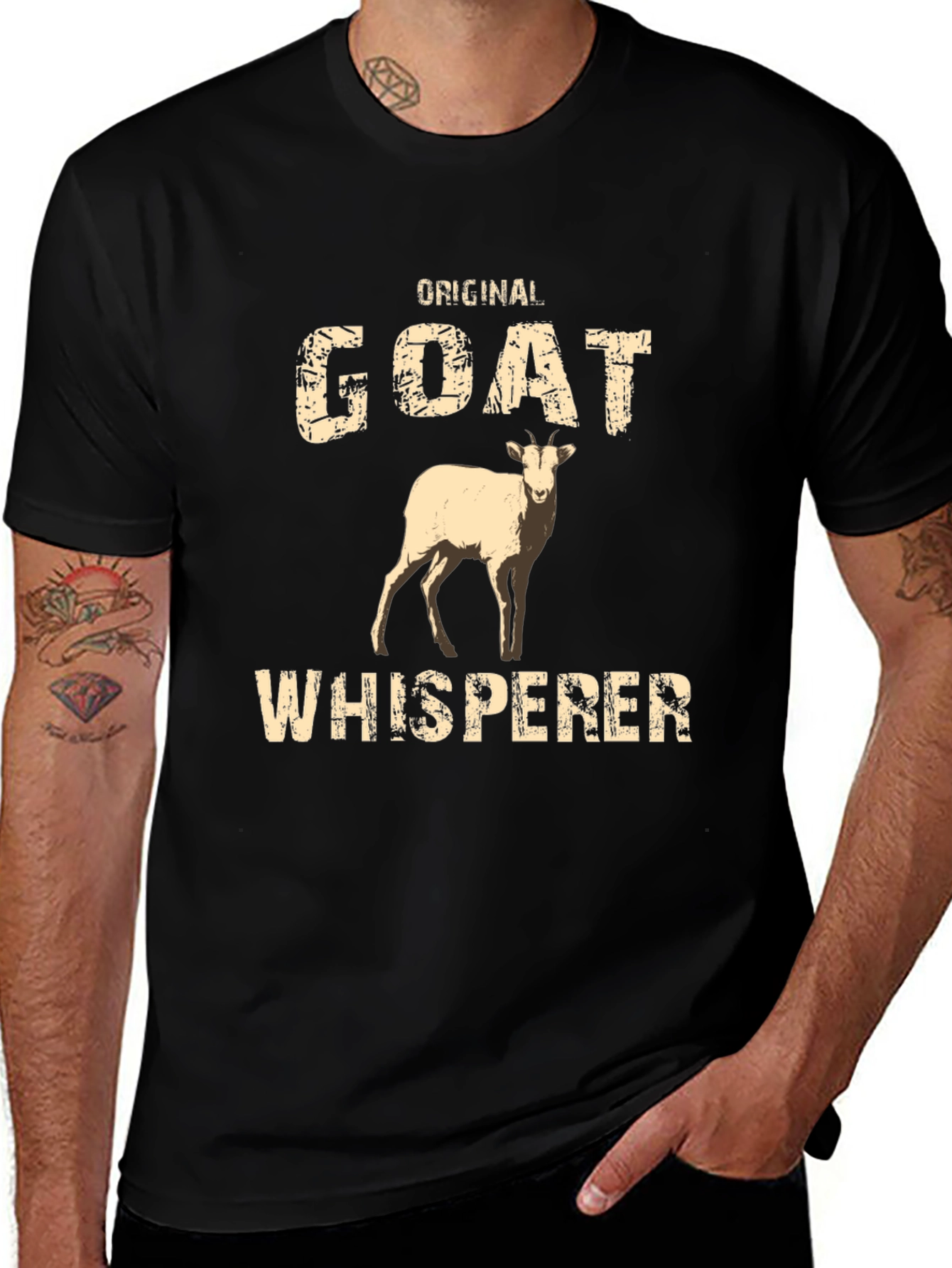 Variant 22 of Original Goat Whisperer Graphic T-Shirt