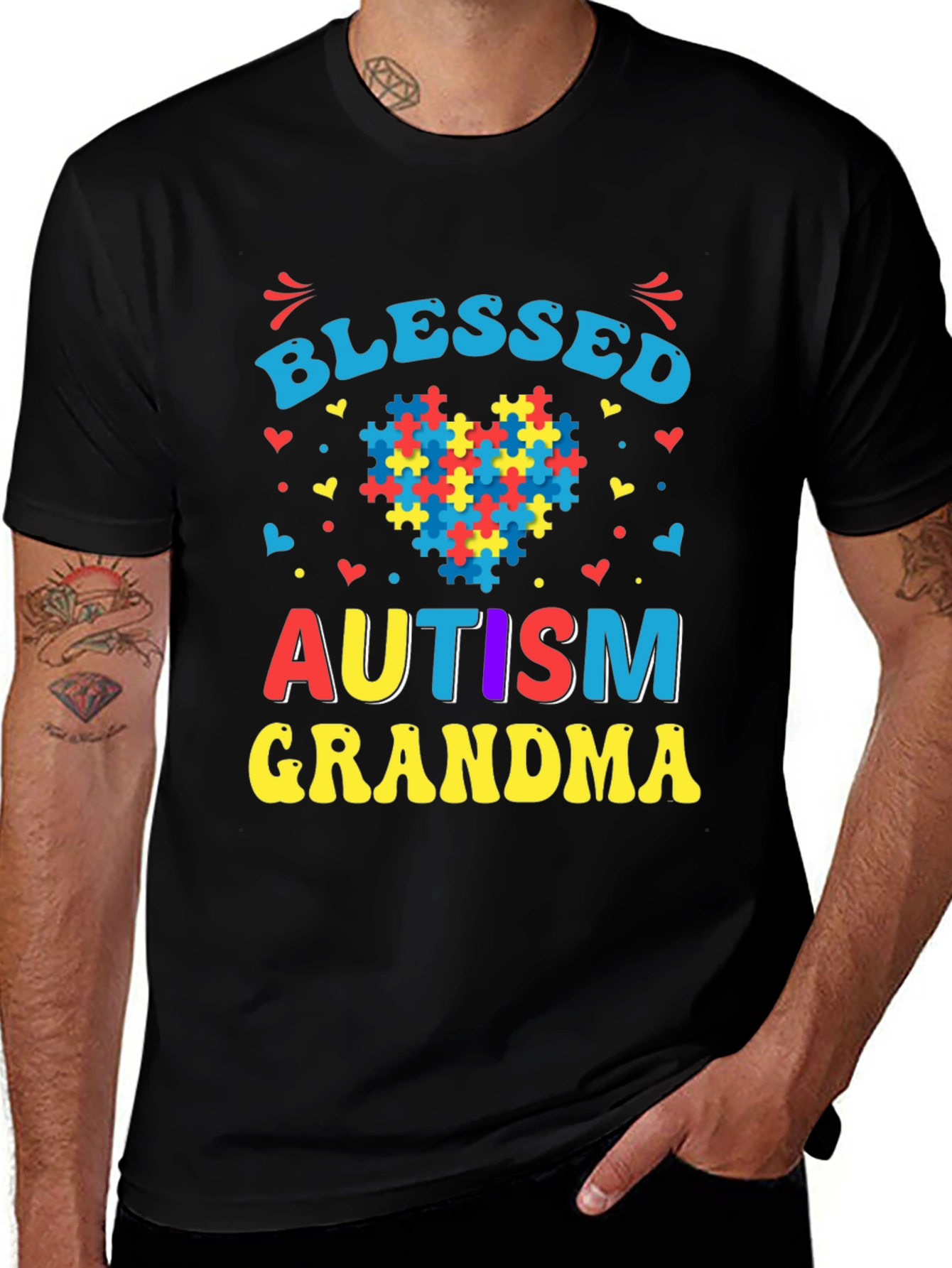 Blessed Autism Grandma T-Shirt