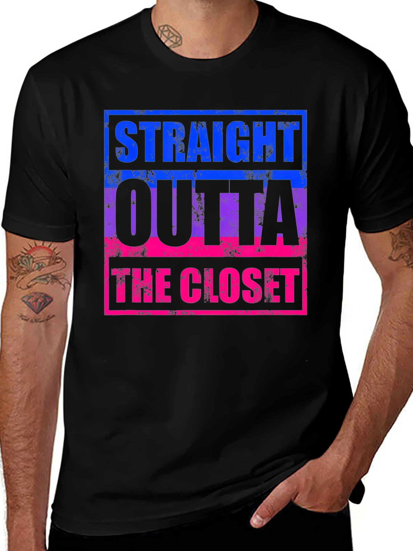 Variant 7 of Straight Outta The Closet Graphic Tee
