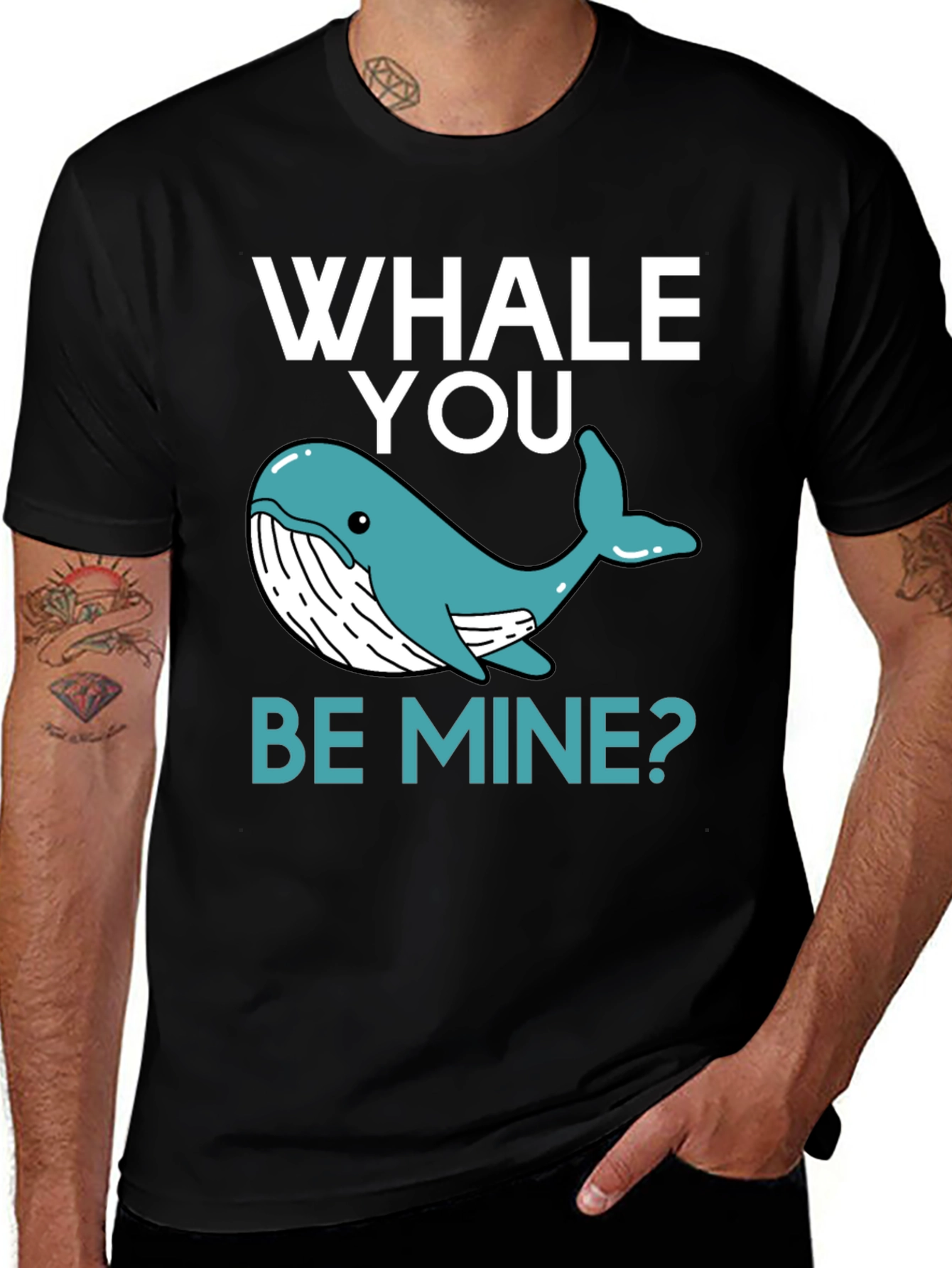 Variant 22 of Whale You Be Mine? Graphic Tee