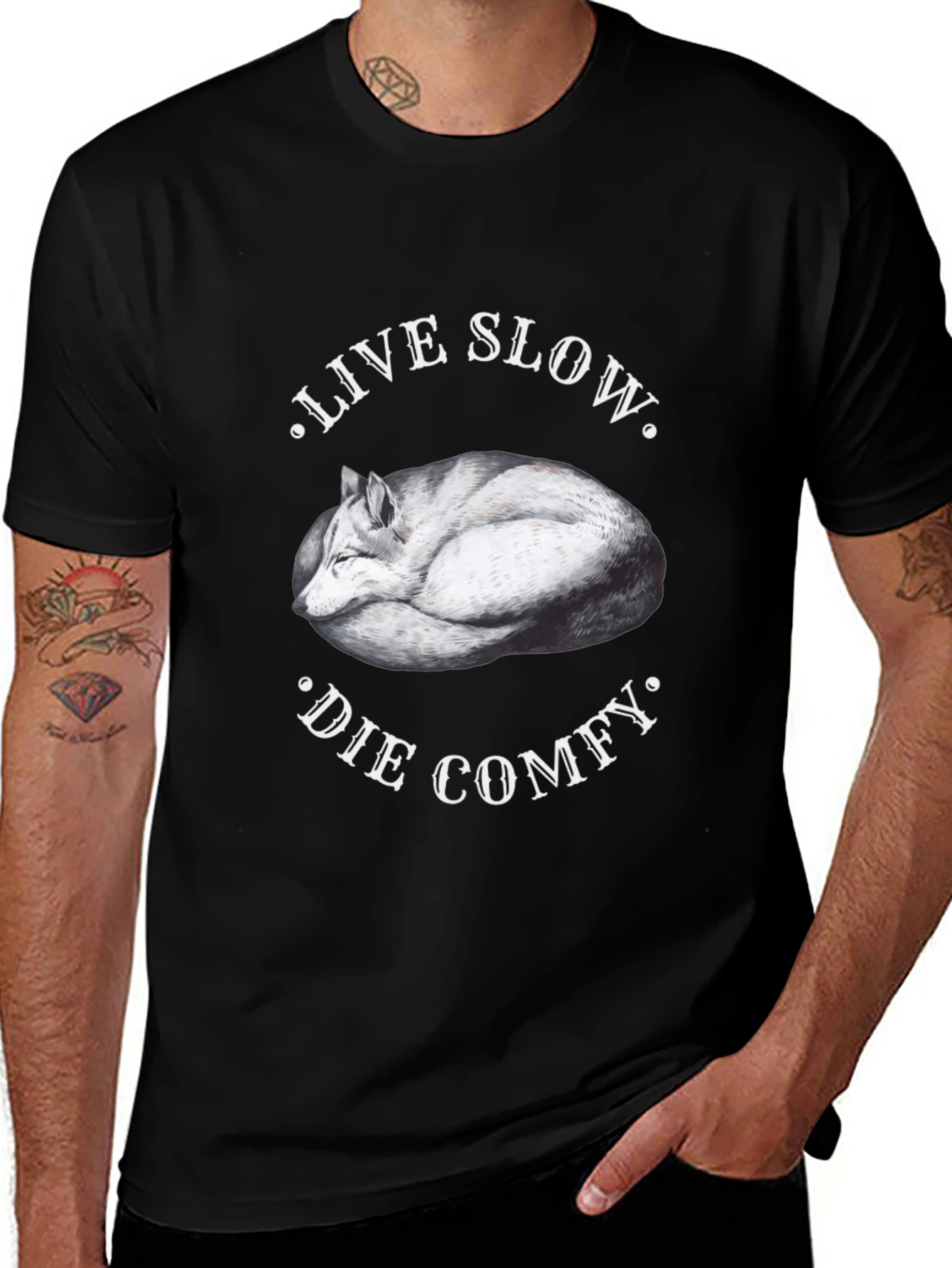 Live Slow Die Comfy T-Shirt