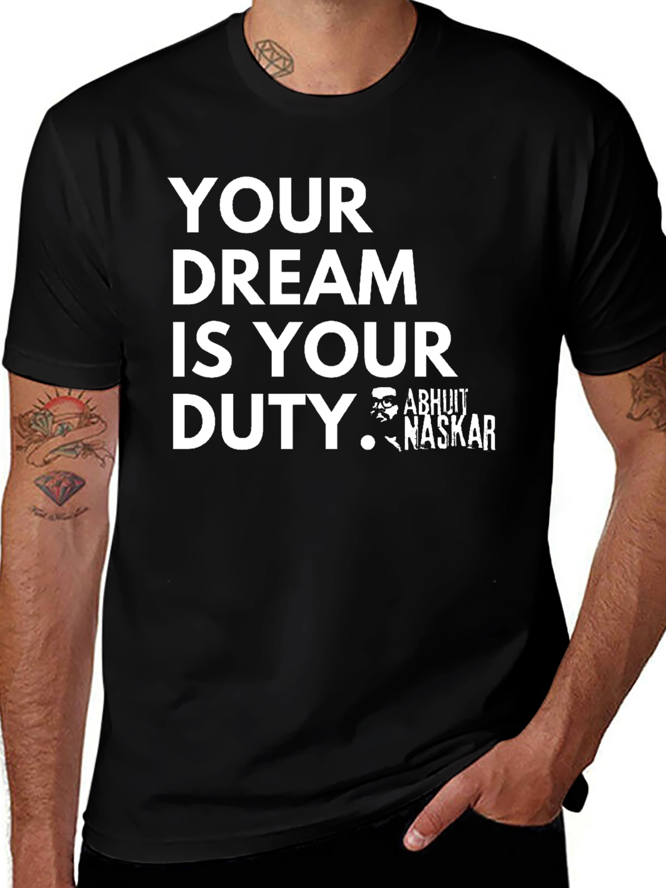 Variant 11 of Dream Duty T-Shirt - Motivational Graphic Tee