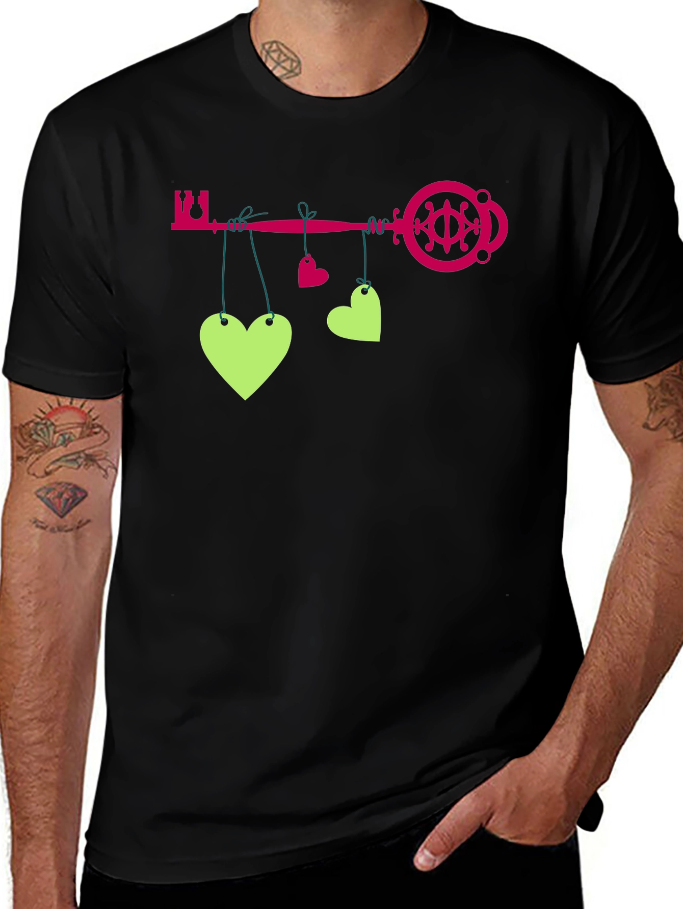Variant 24 of Key to My Heart Graphic Tee