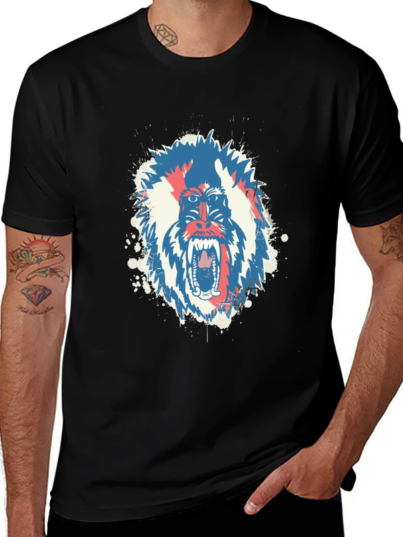 Variant 11 of Bold Graphic Tee - Primate Design
