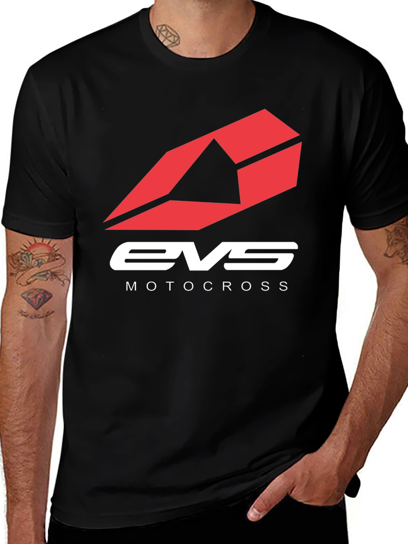 EVS Motocross Black T-Shirt