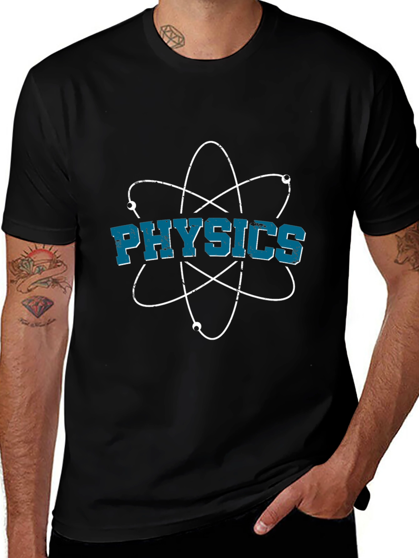Variant 26 of Physics Atom Graphic Tee - Science Geek Shirt