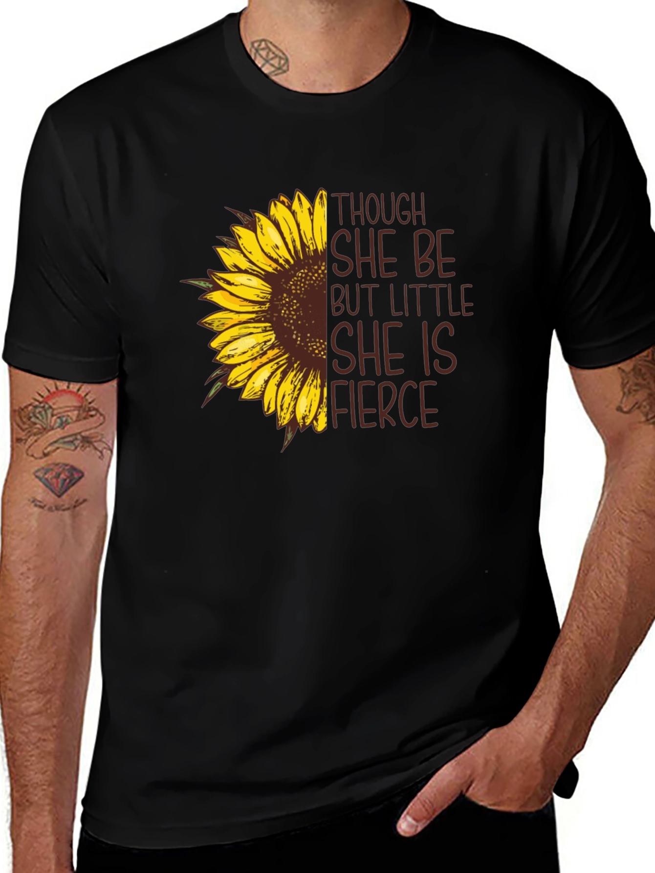 Variant 25 of Sunflower 'Though She Be But Little' T-Shirt