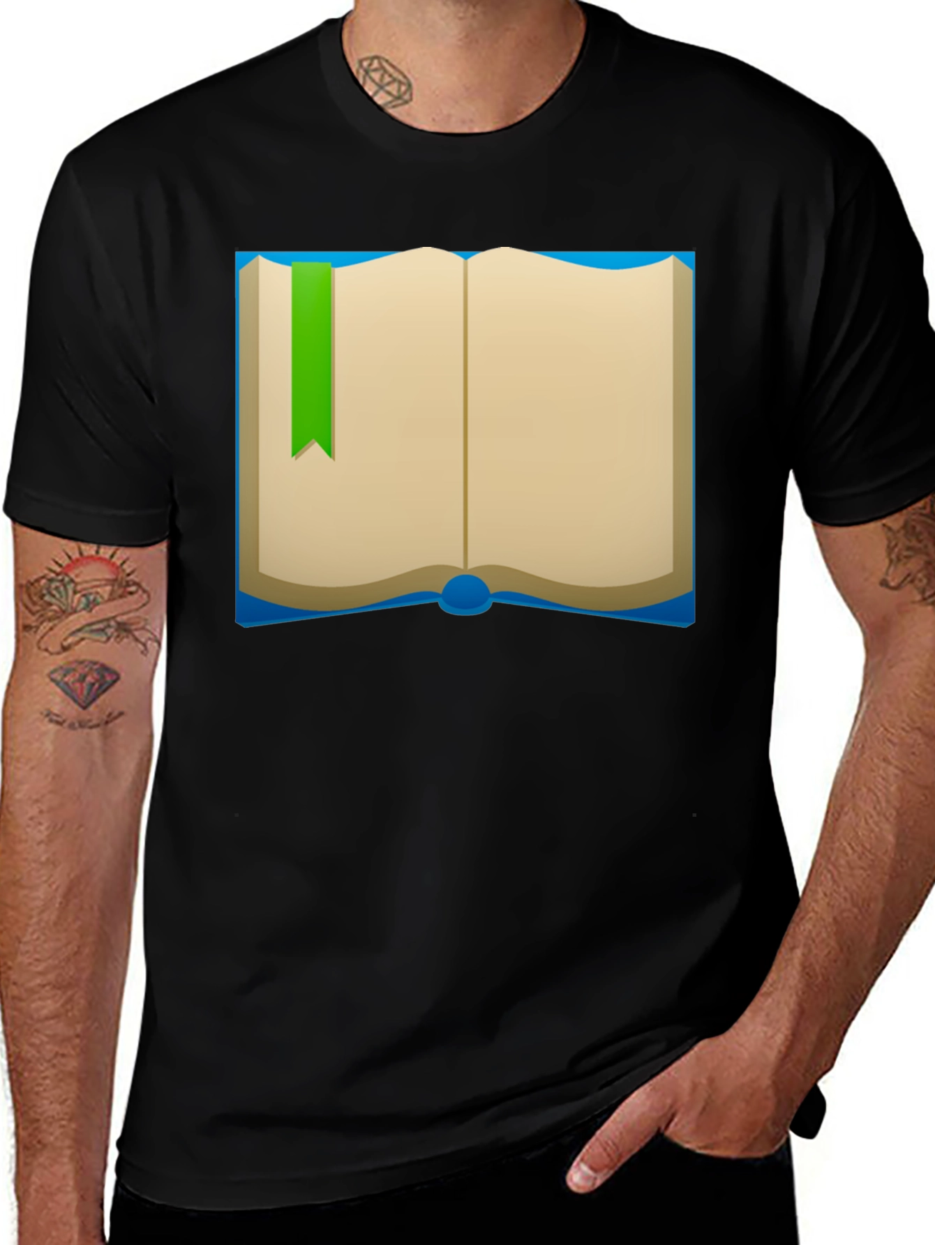 Variant 10 of Open Book T-Shirt - Read All About It!