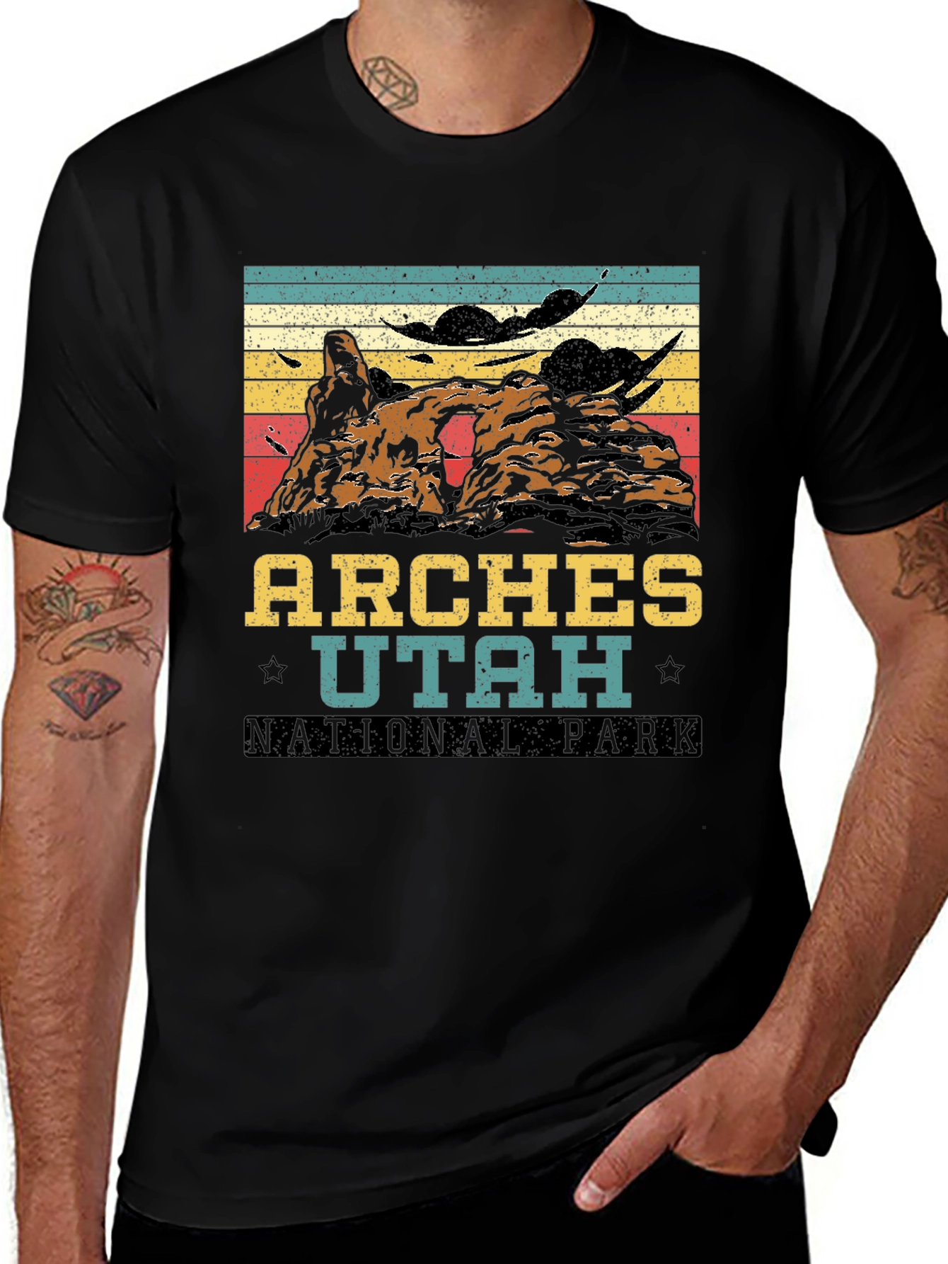 Variant 23 of Arches Utah National Park Graphic T-Shirt