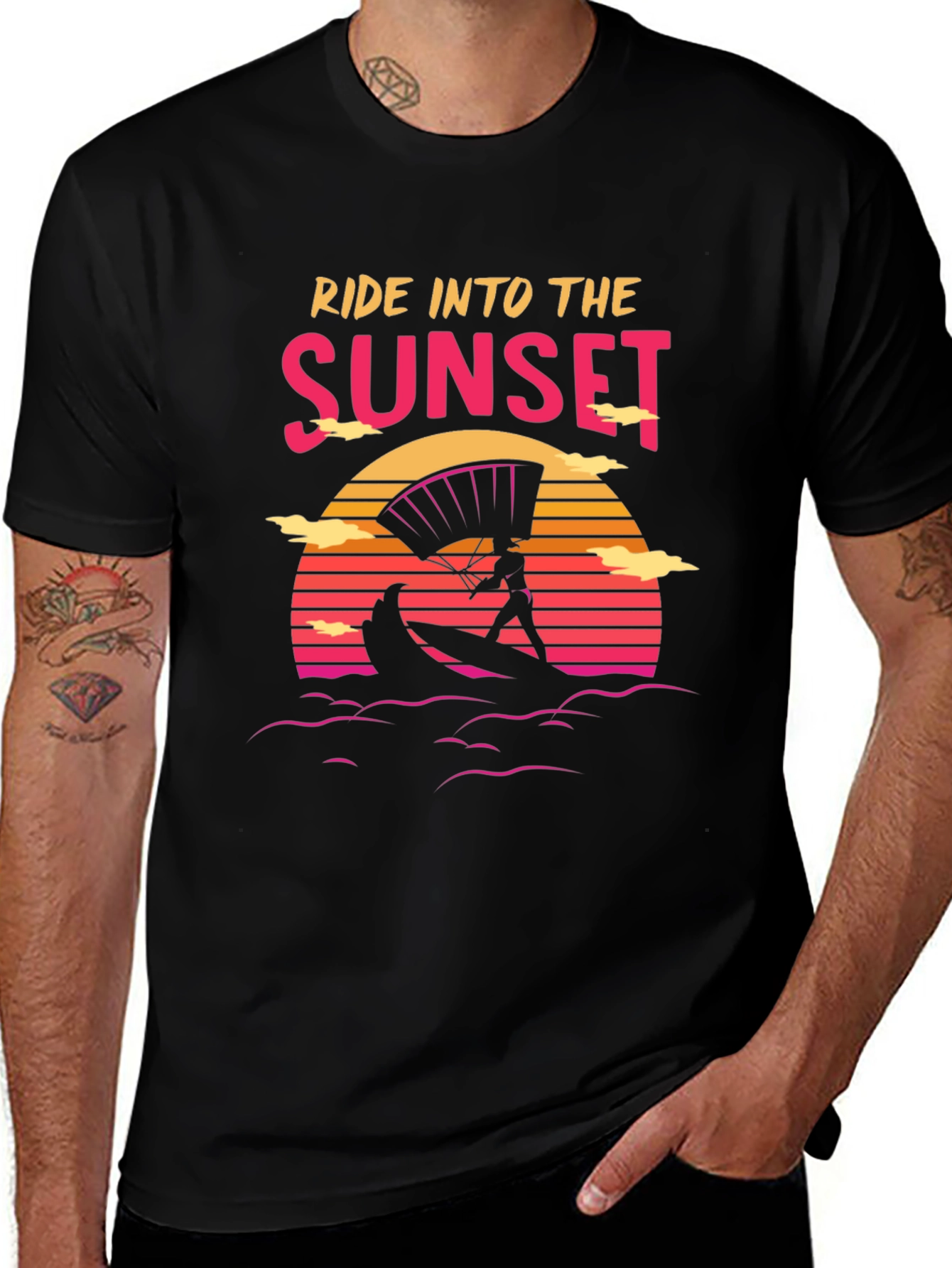 Variant 22 of Ride into the Sunset T-Shirt