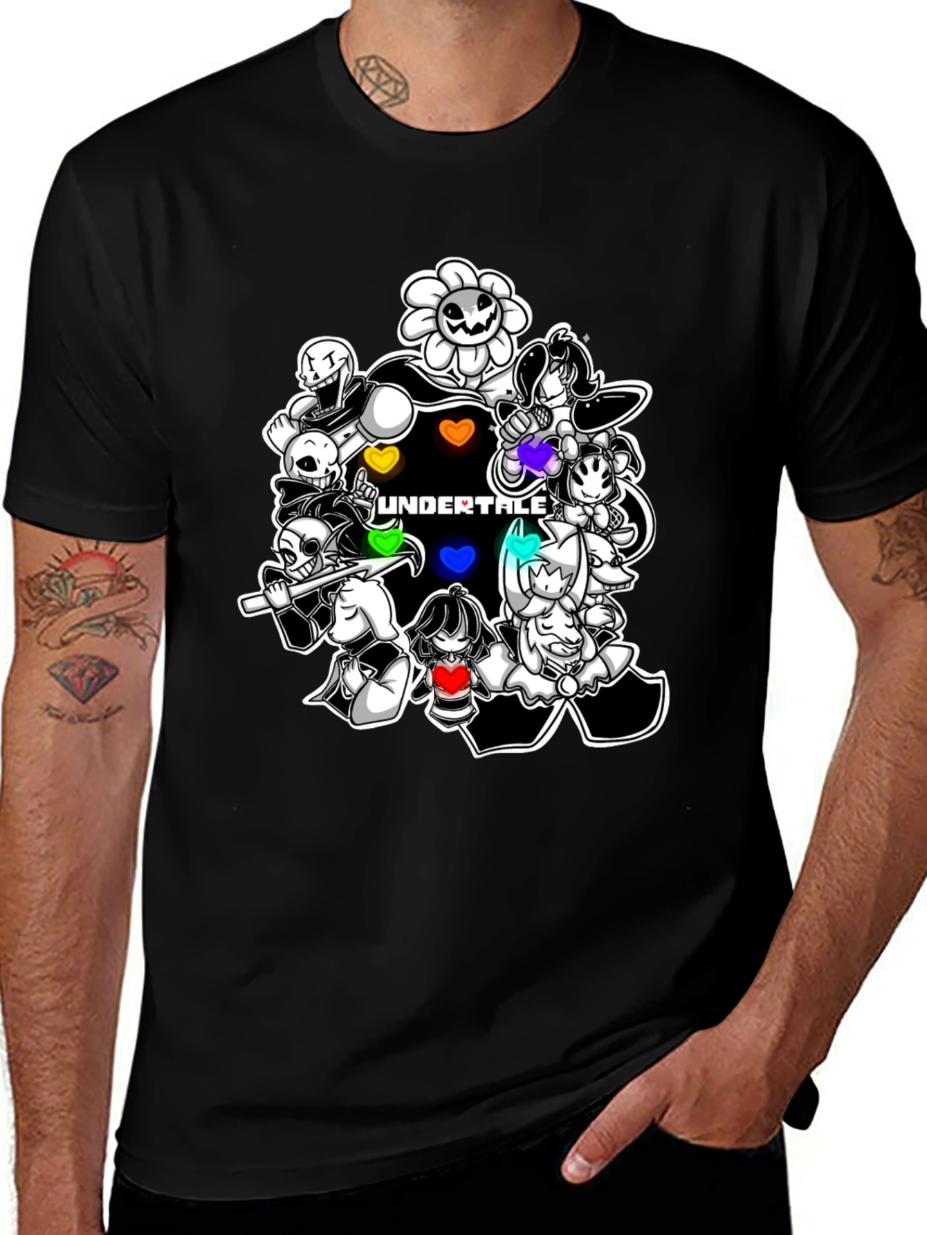 Undertale Graphic T-Shirt - Black Cotton Tee