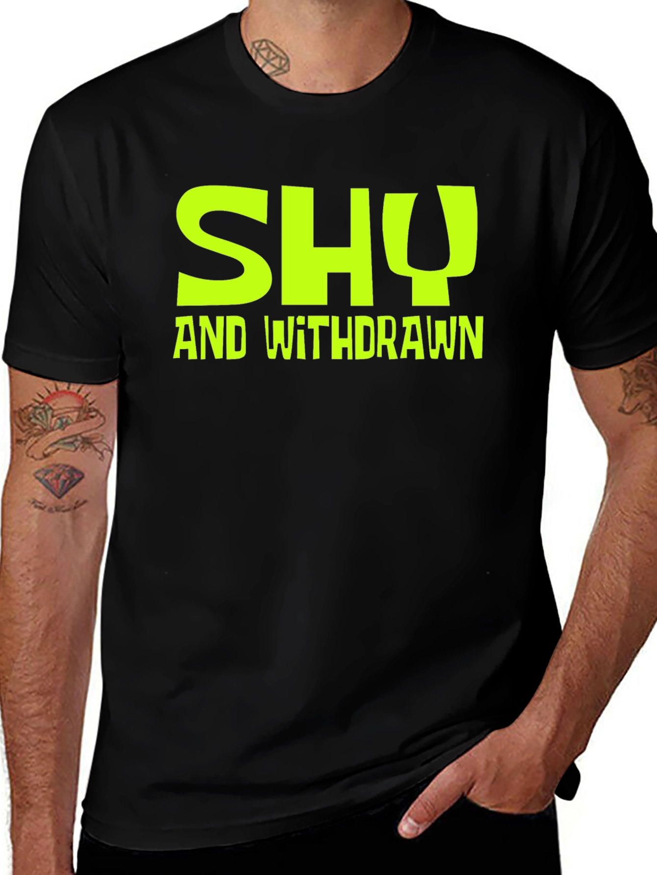 Variant 26 of Shy And Withdrawn Graphic T-Shirt