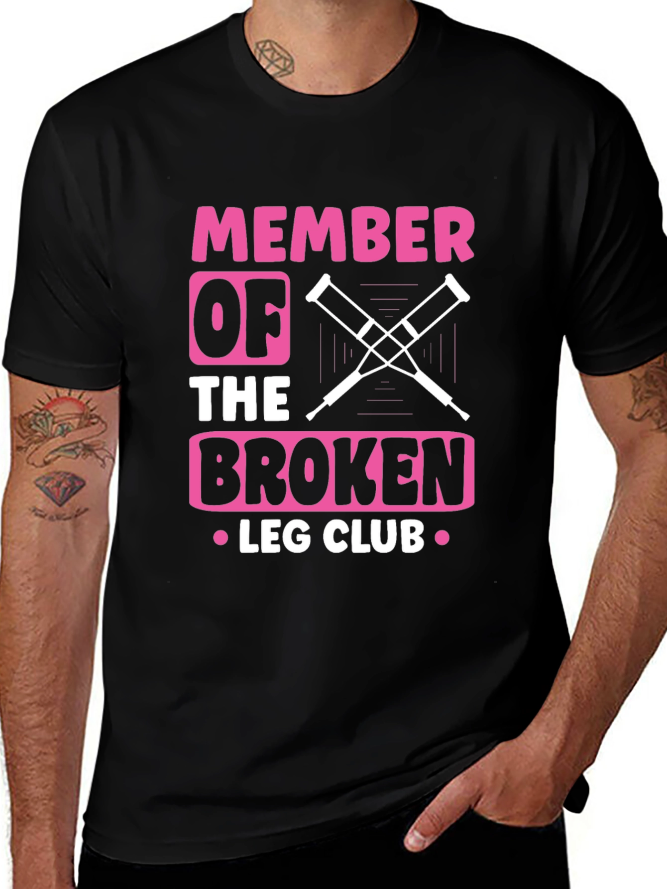 Variant 23 of Broken Leg Club T-Shirt - Get Well Gift!