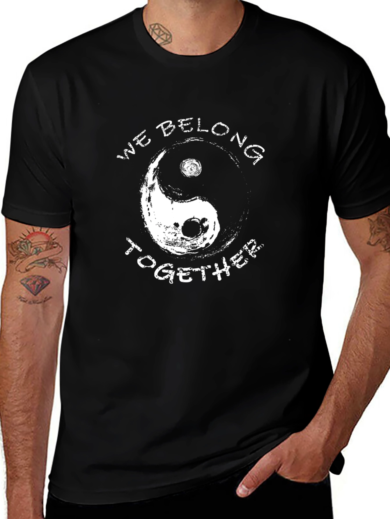 Variant 28 of Yin Yang We Belong Together Graphic T-Shirt