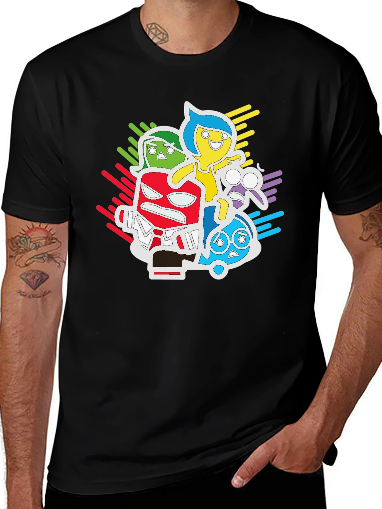 Inside Out Emotions Graphic T-Shirt