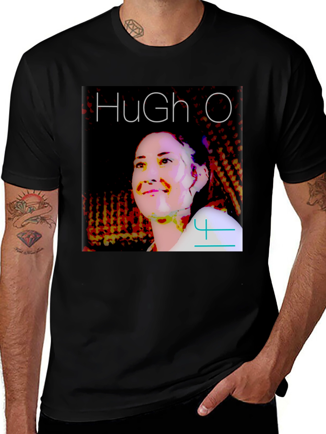 Variant 19 of Hugh O Graphic Tee - Modern Art Unisex T-Shirt