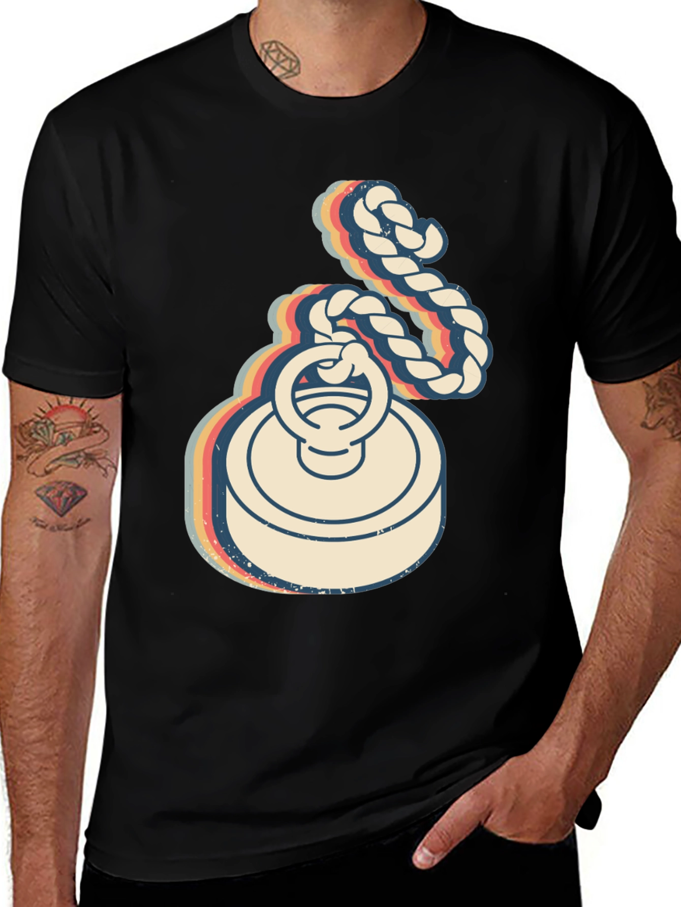 Variant 10 of Retro Magnet Fishing T-Shirt