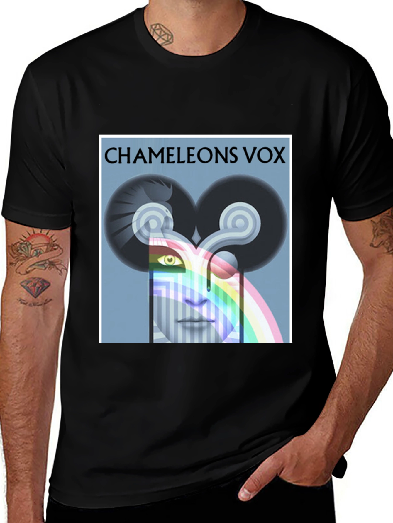 Variant 8 of Chameleons Vox Graphic Tee - Retro Band T-Shirt