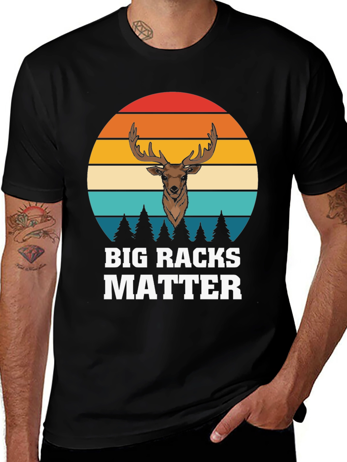 Variant 25 of Big Racks Matter Deer T-Shirt